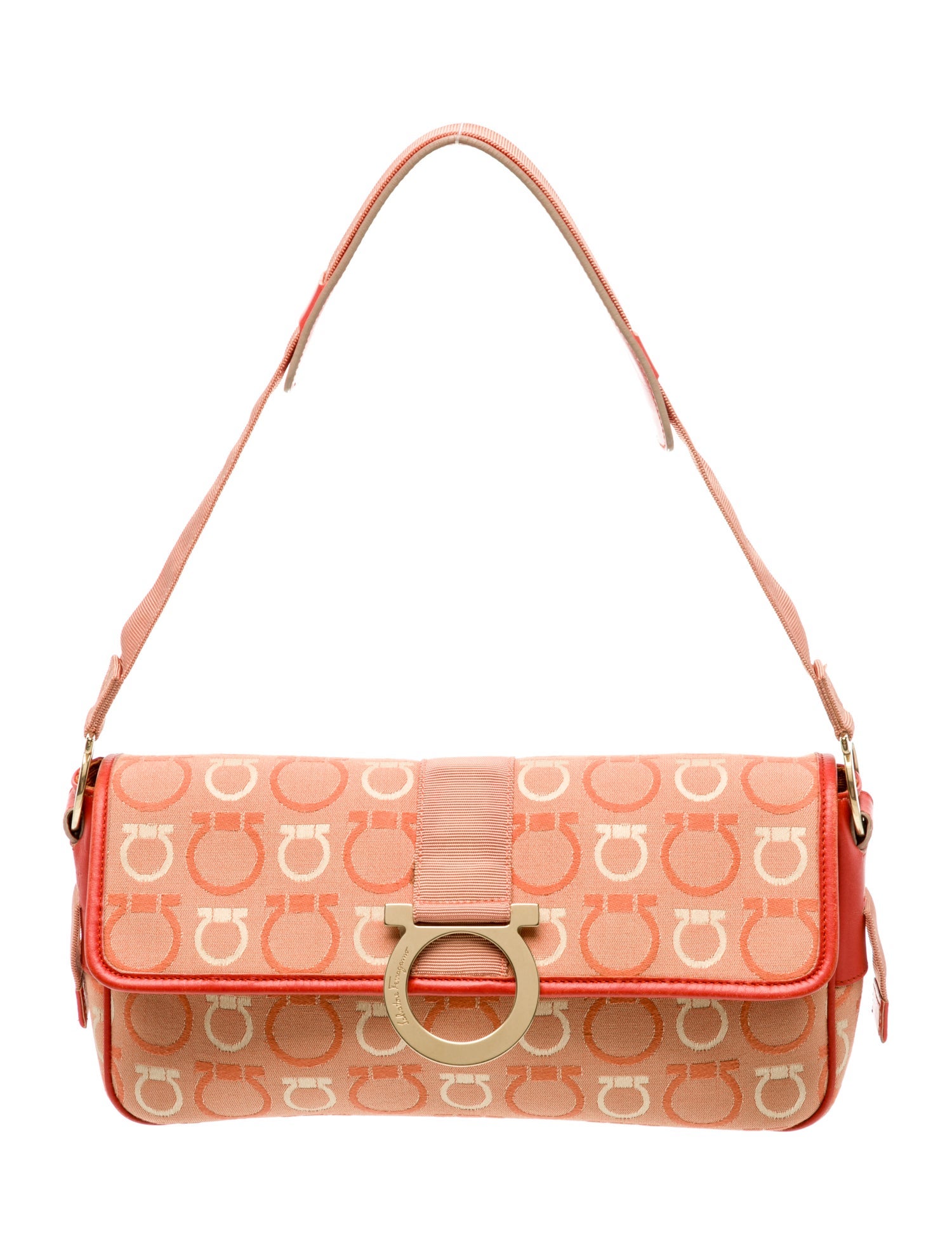 Salvatore Ferragamo Canvas Shoulder Bag