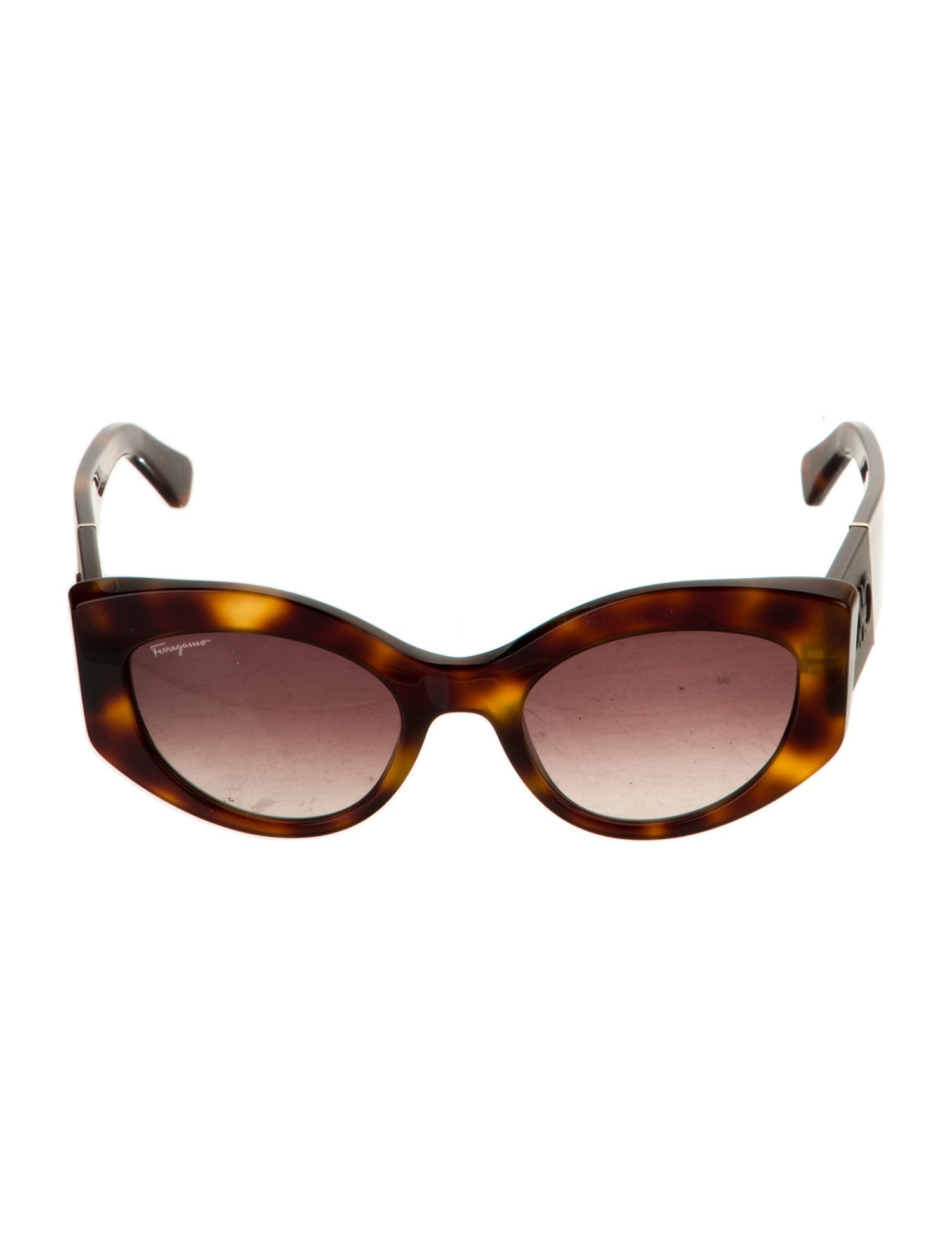 Salvatore Ferragamo Gancio Logo Cat-Eye Sunglasses