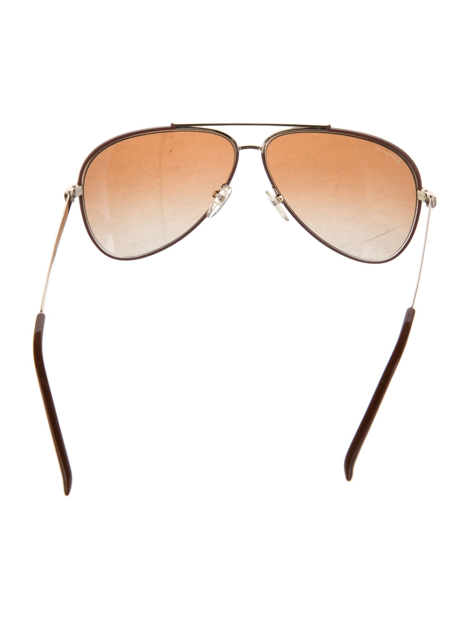 Salvatore Ferragamo Aviator Gradient Sunglasses w/ Tags