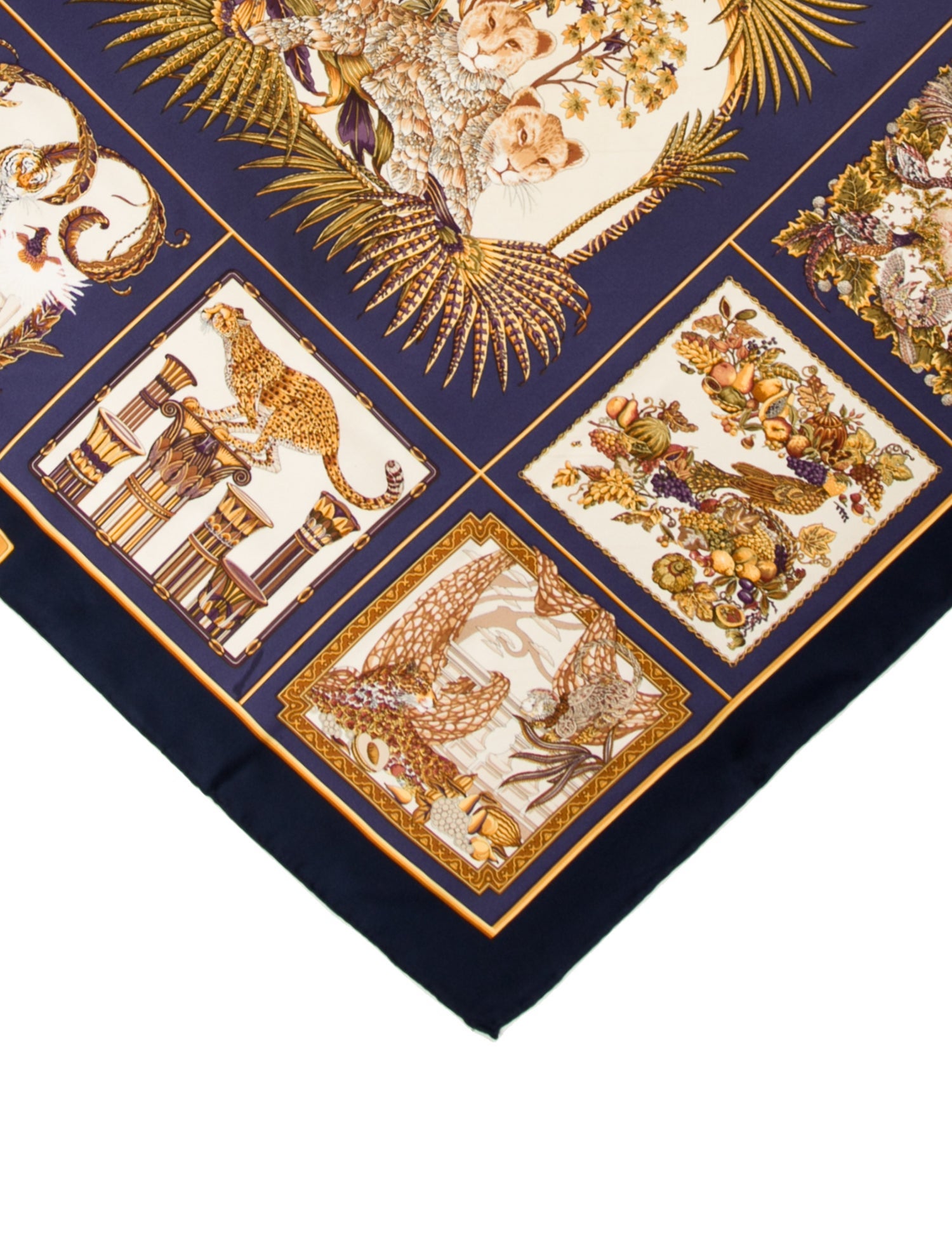 Salvatore Ferragamo Silk Printed Scarf