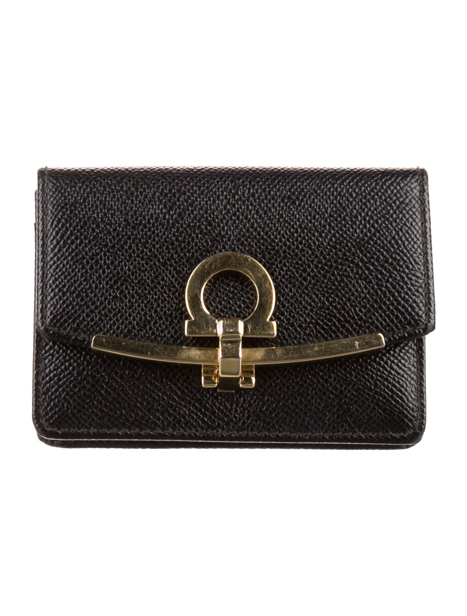 Salvatore Ferragamo Leather Card Holder