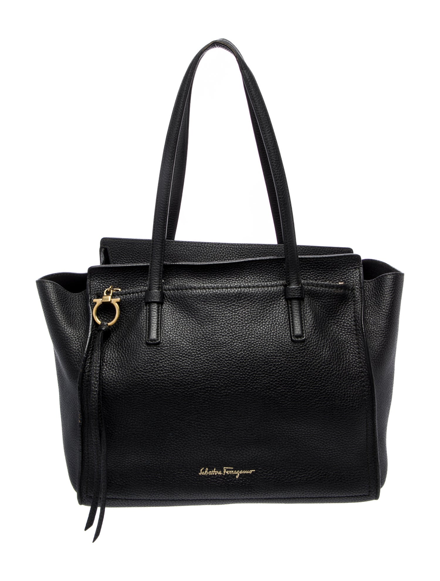 Salvatore Ferragamo Leather Top Handle Bag