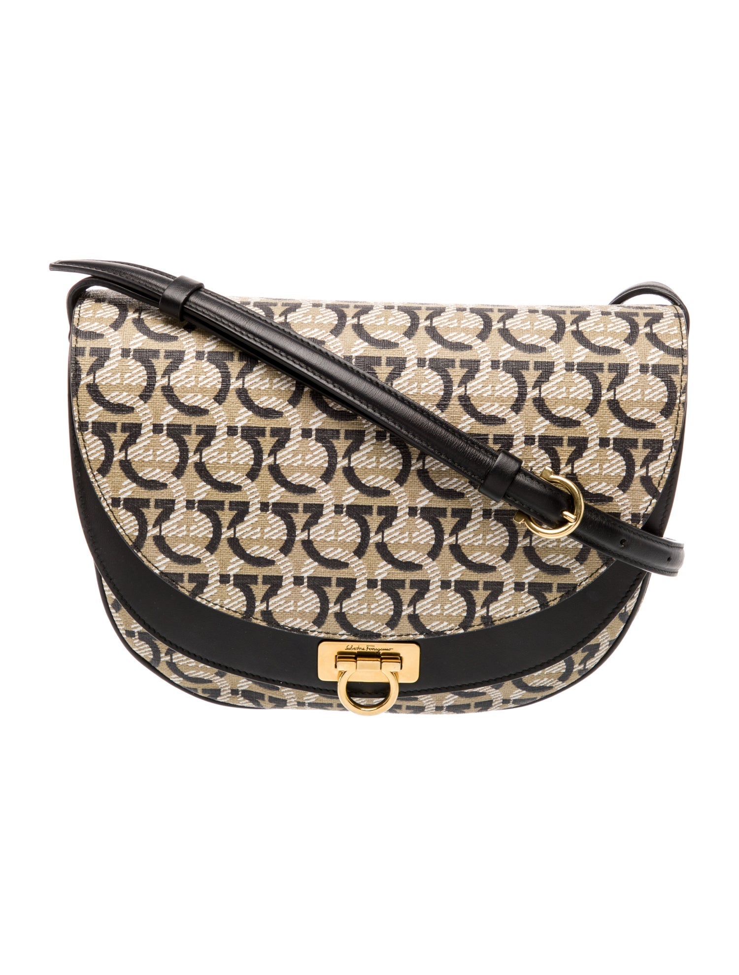 Salvatore Ferragamo Canvas Crossbody Bag