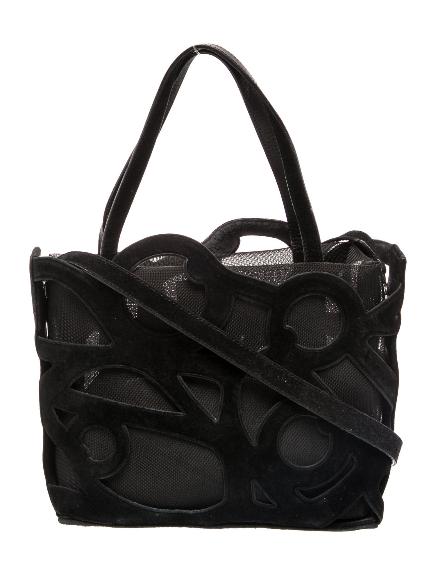 Salvatore Ferragamo Suede Top Handle Bag Vintage