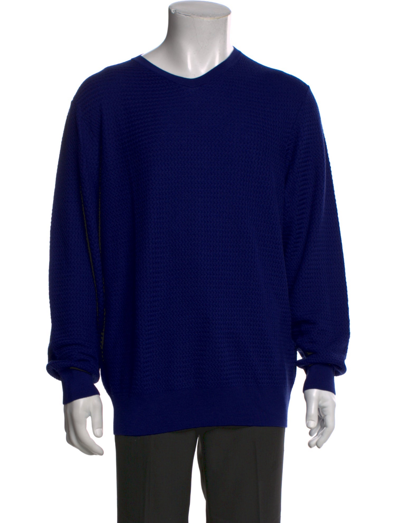 Salvatore Ferragamo Virgin Wool Crew Neck Pullover