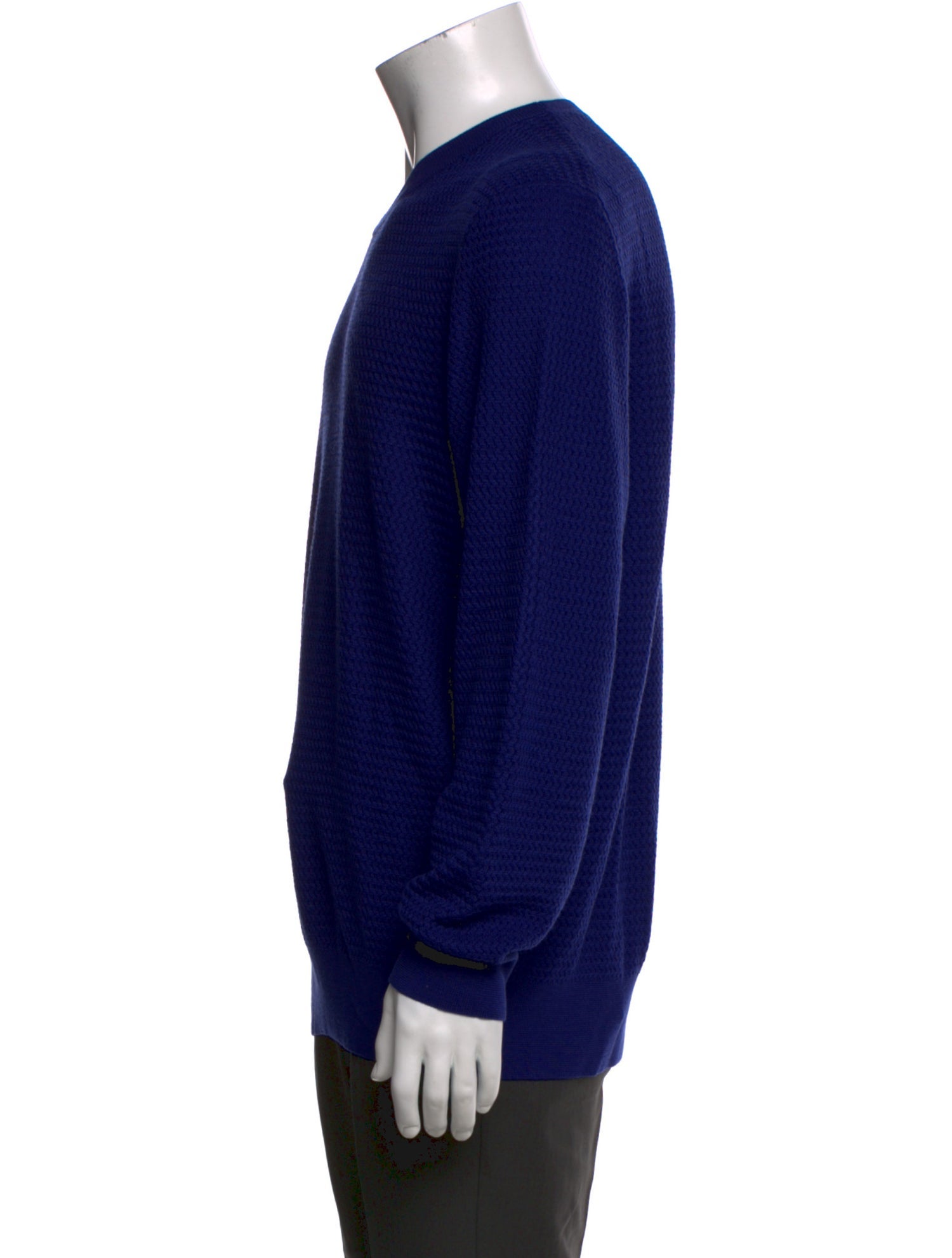 Salvatore Ferragamo Virgin Wool Crew Neck Pullover