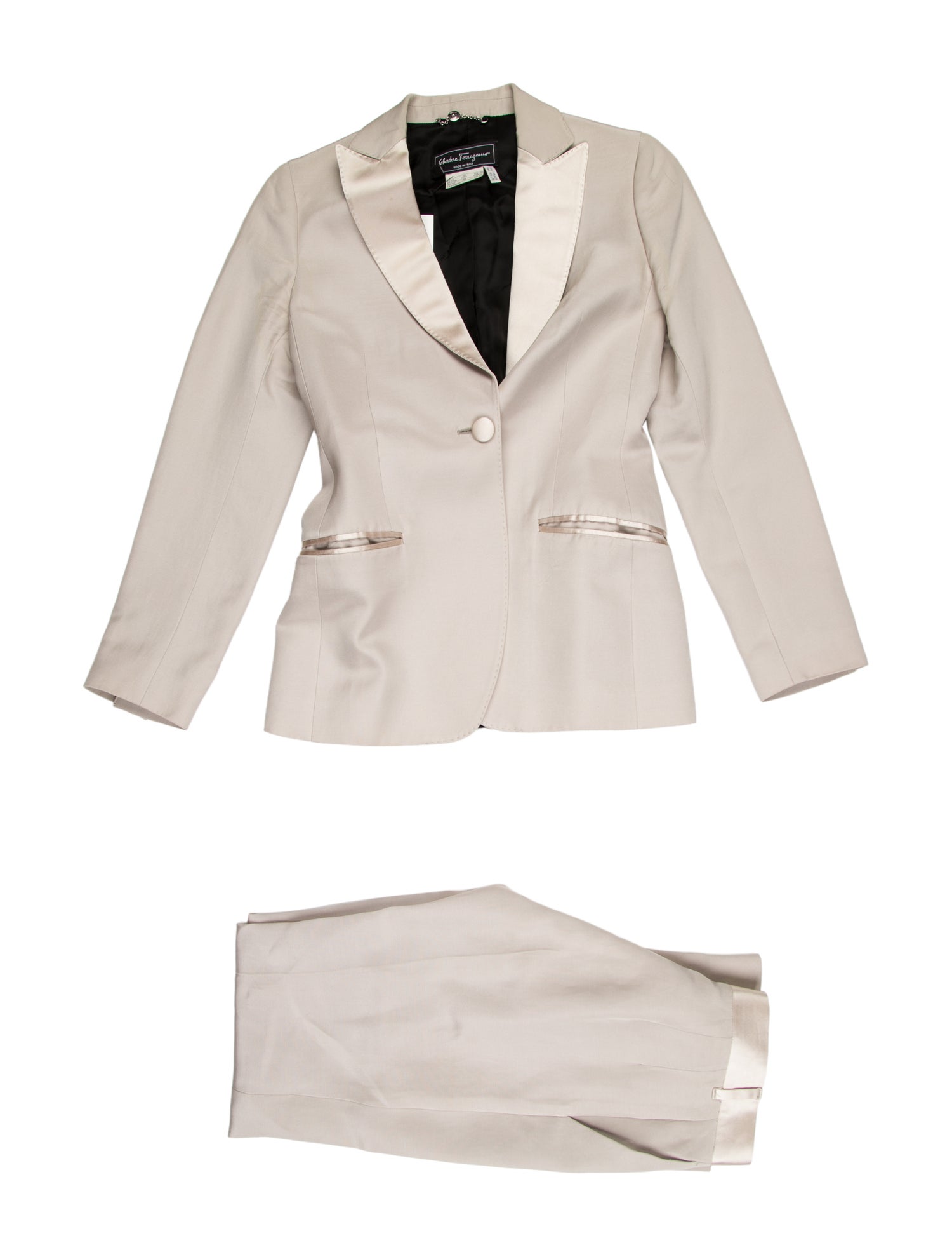 Salvatore Ferragamo Silk Pantsuit