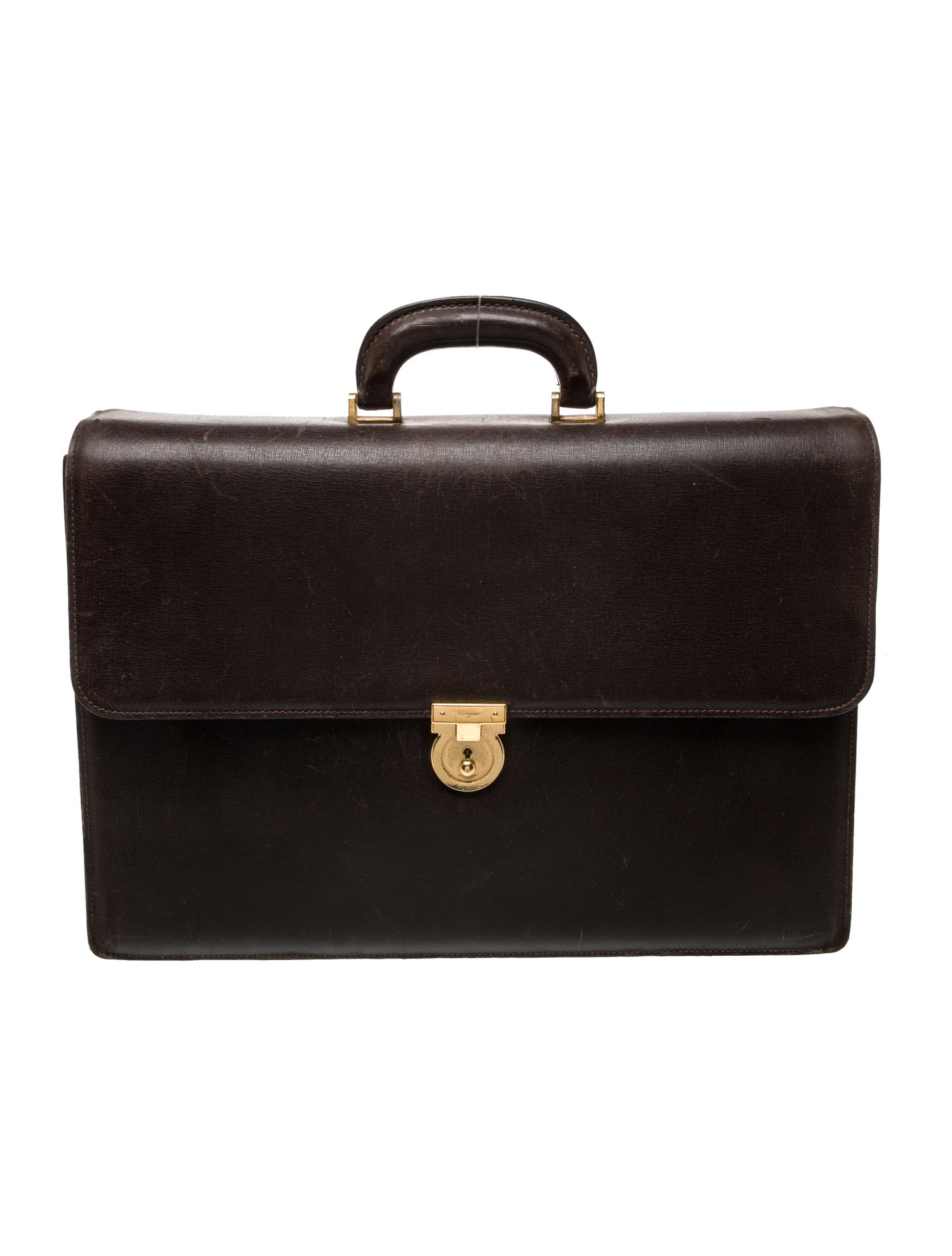 Salvatore Ferragamo Leather Briefcase