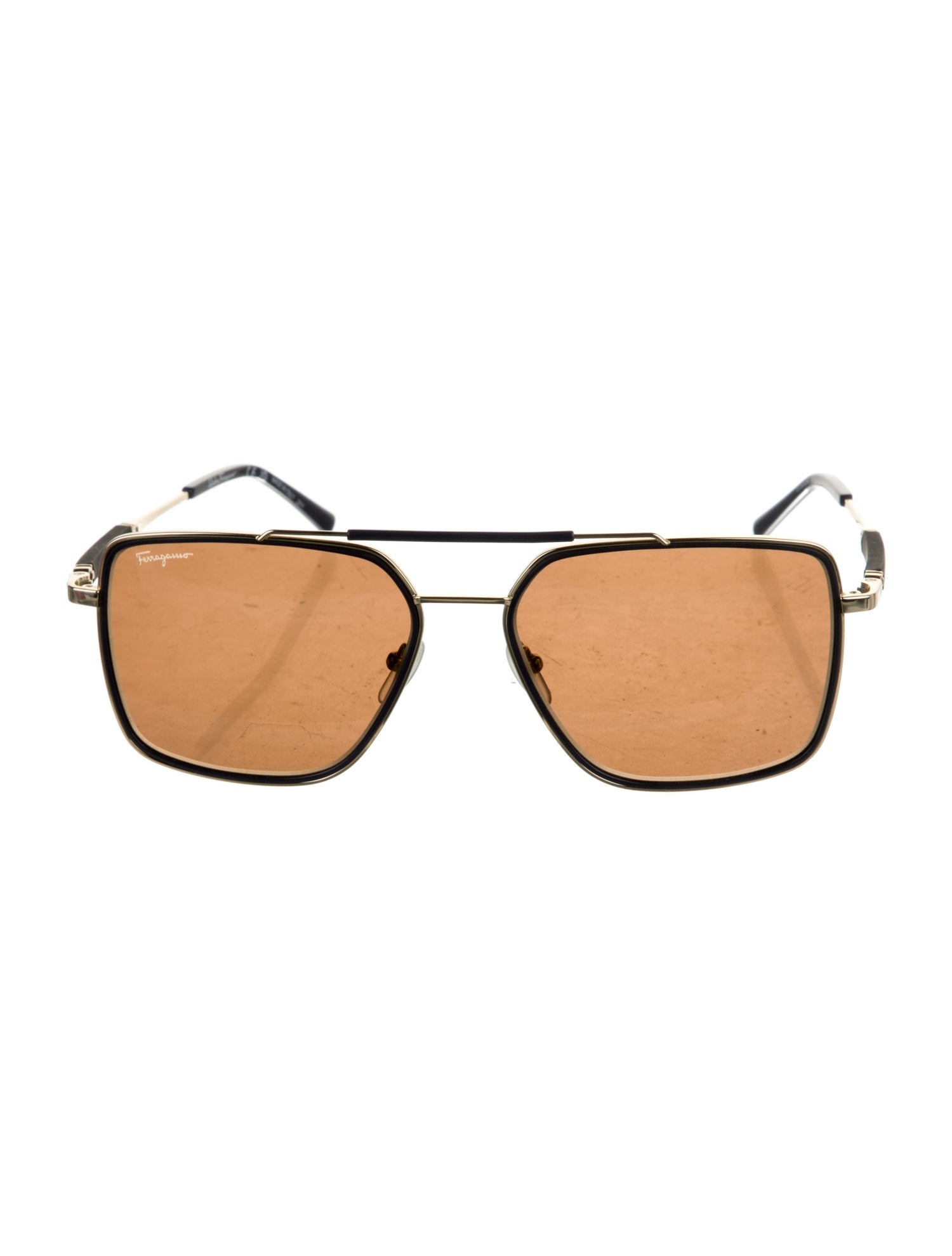 Salvatore Ferragamo Aviator Gradient Sunglasses