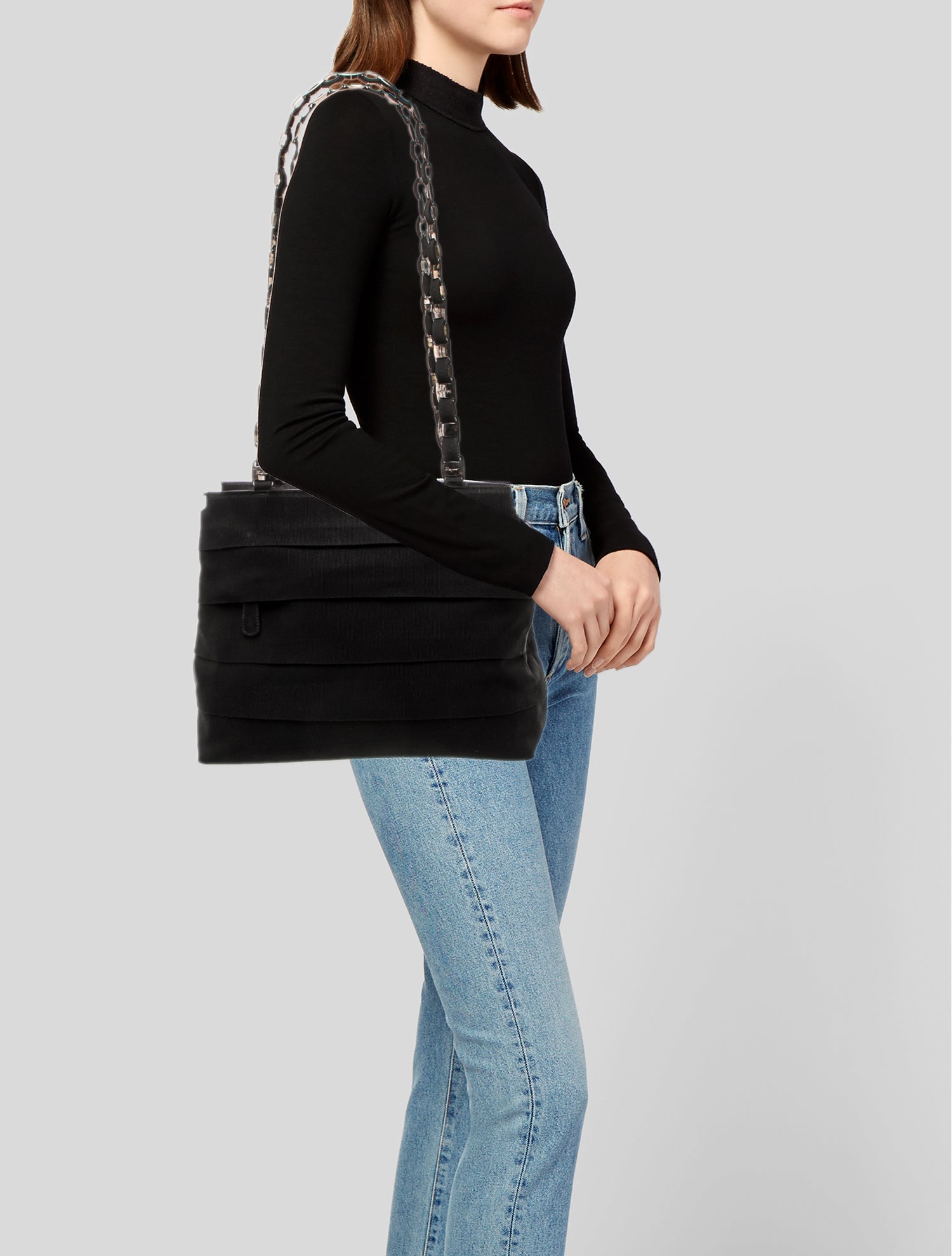 Salvatore Ferragamo Nylon Shoulder Bag