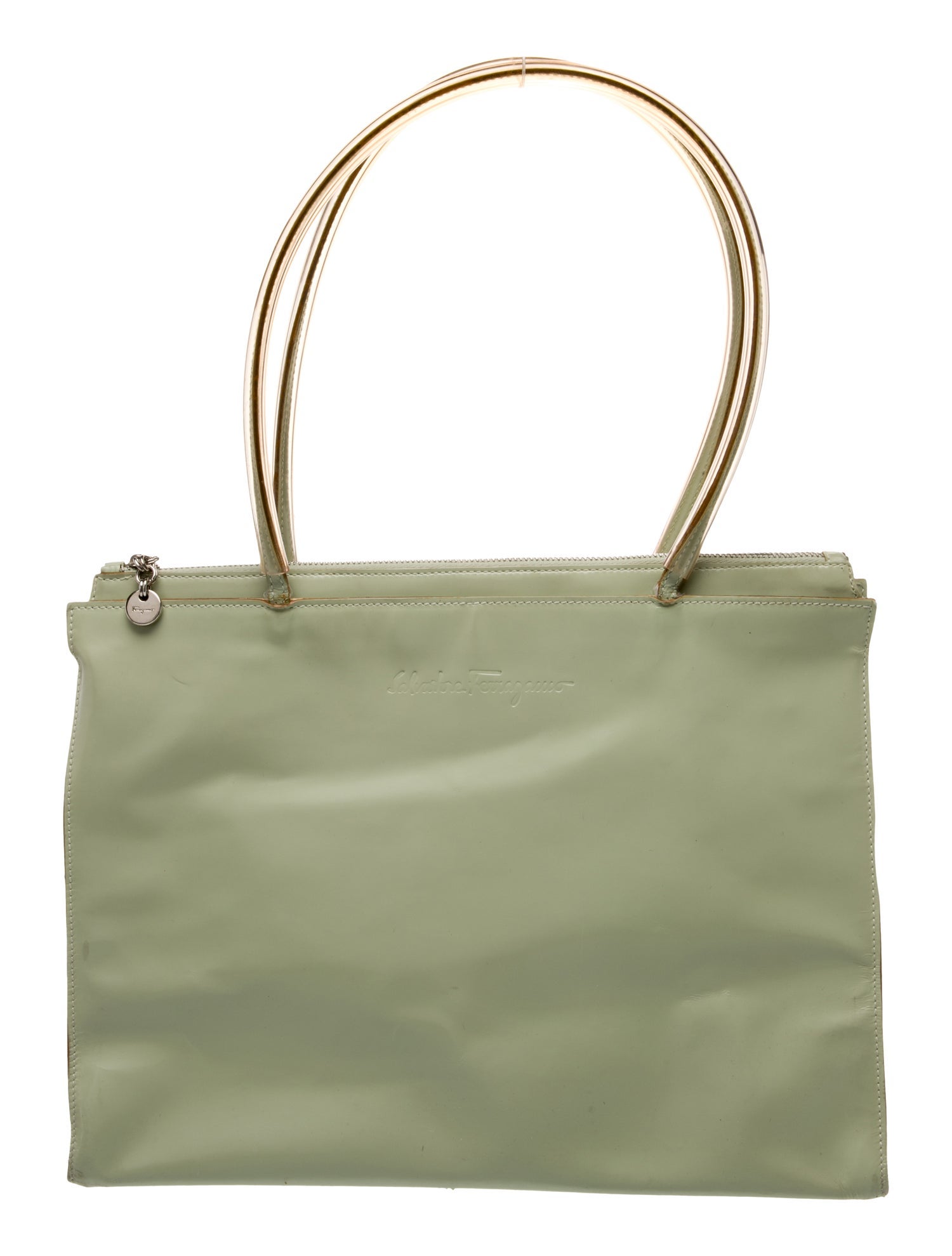 Salvatore Ferragamo Leather Top Handle Bag