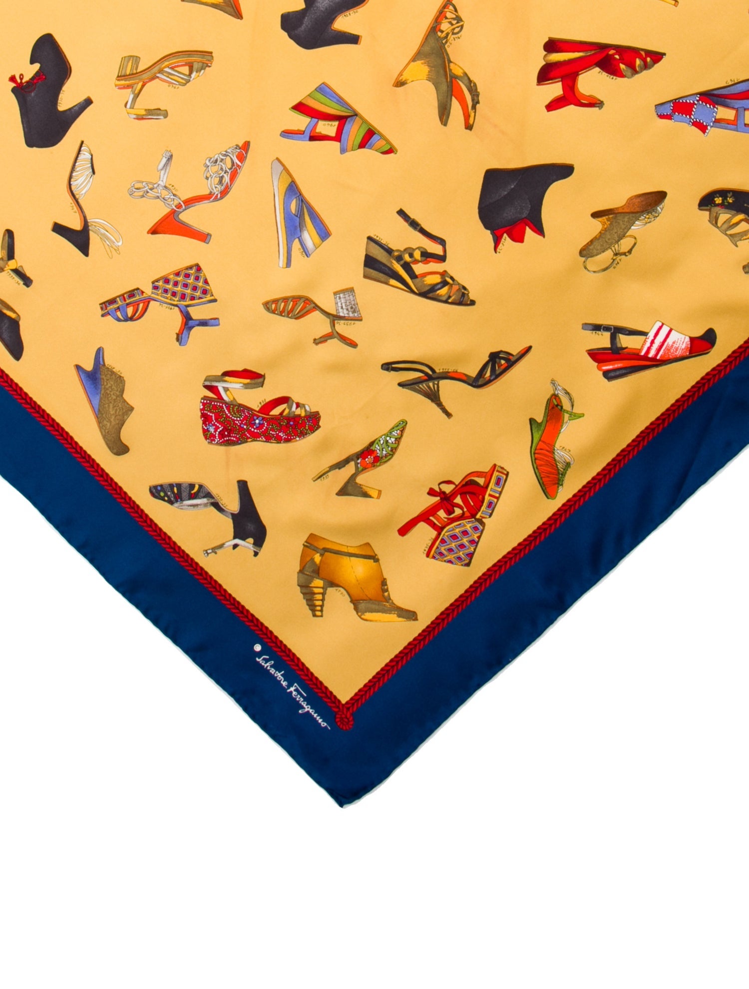 Salvatore Ferragamo Silk Printed Scarf
