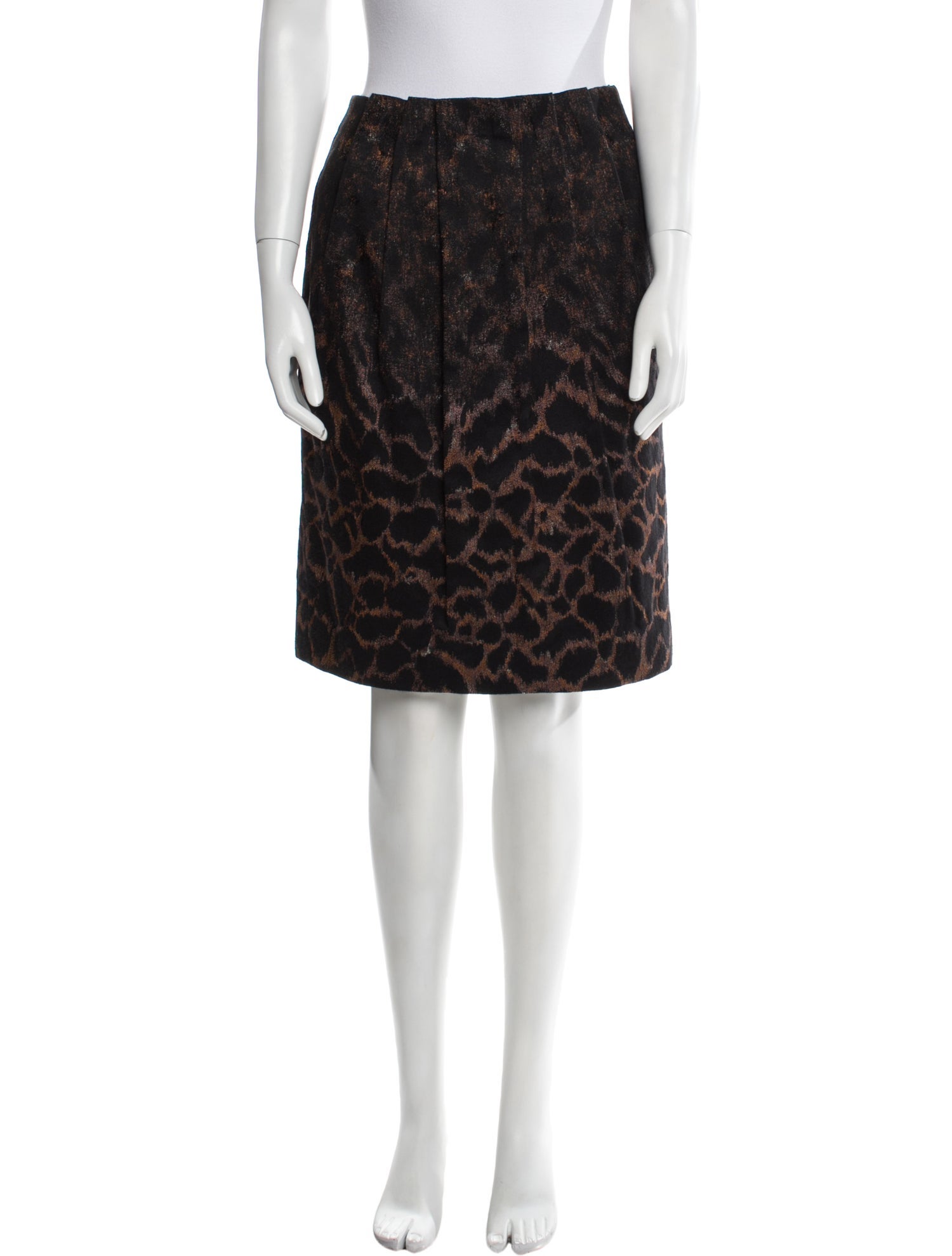 Salvatore Ferragamo Silk Knee-Length Skirt