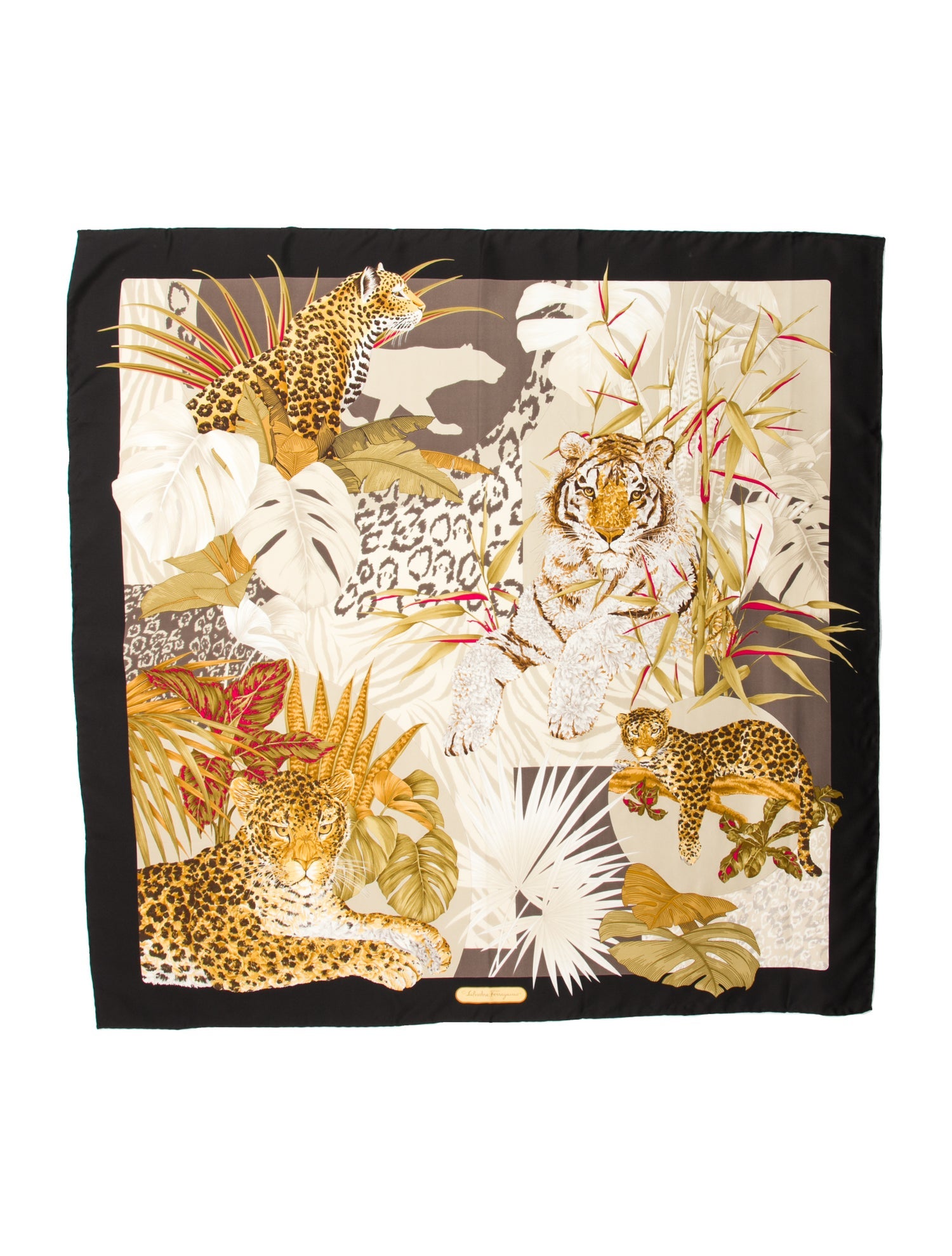 Salvatore Ferragamo Silk Printed Scarf