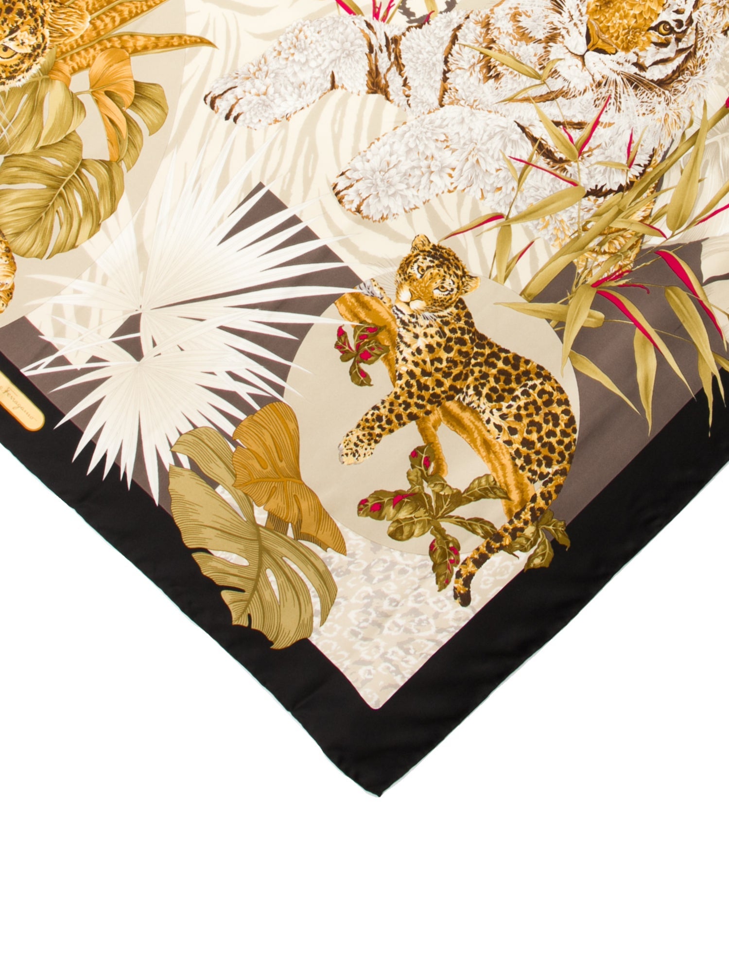 Salvatore Ferragamo Silk Printed Scarf
