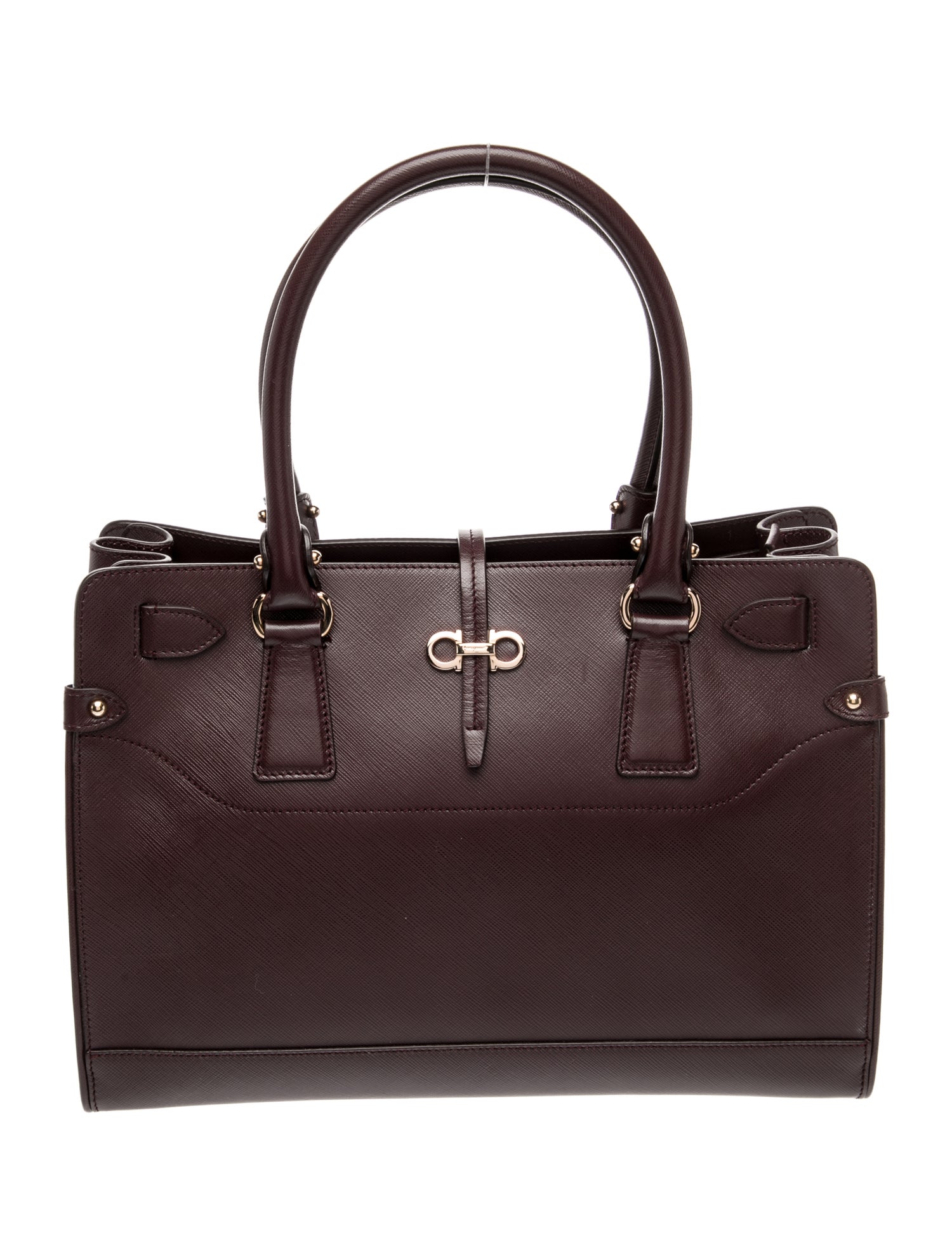 Salvatore Ferragamo Gancini Top Handle Bag