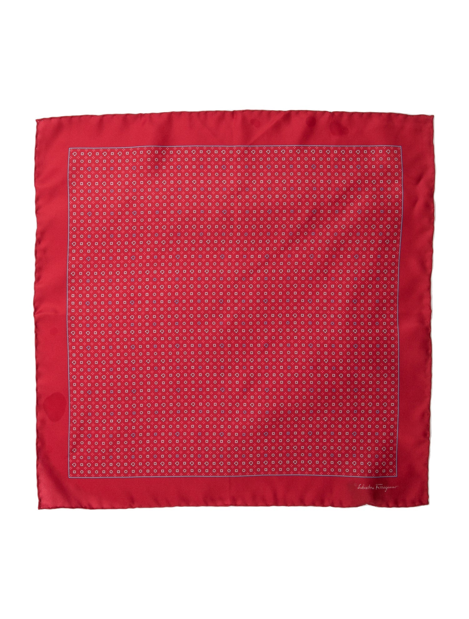 Salvatore Ferragamo Silk Printed Bandana