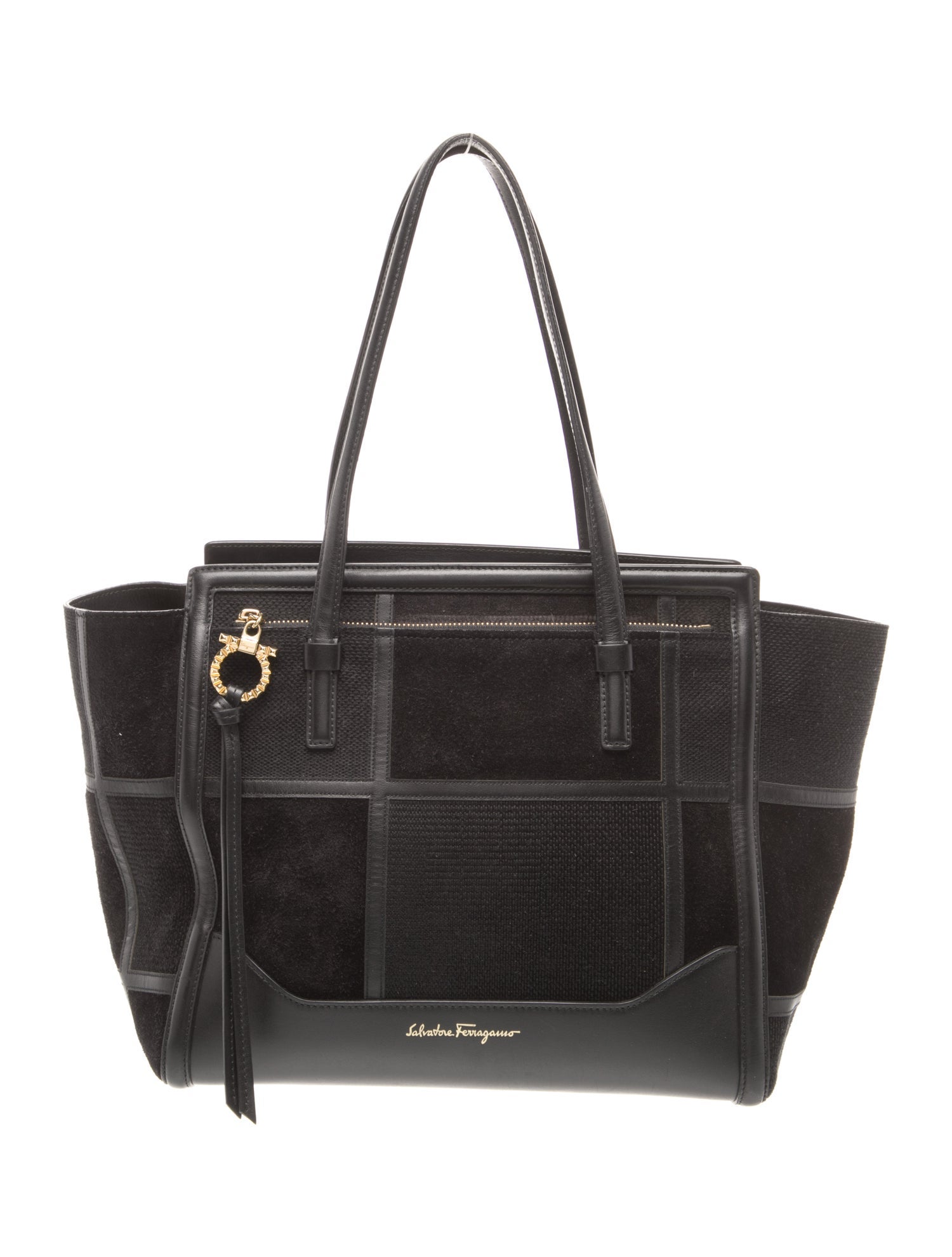 Salvatore Ferragamo Leather Top Handle Bag