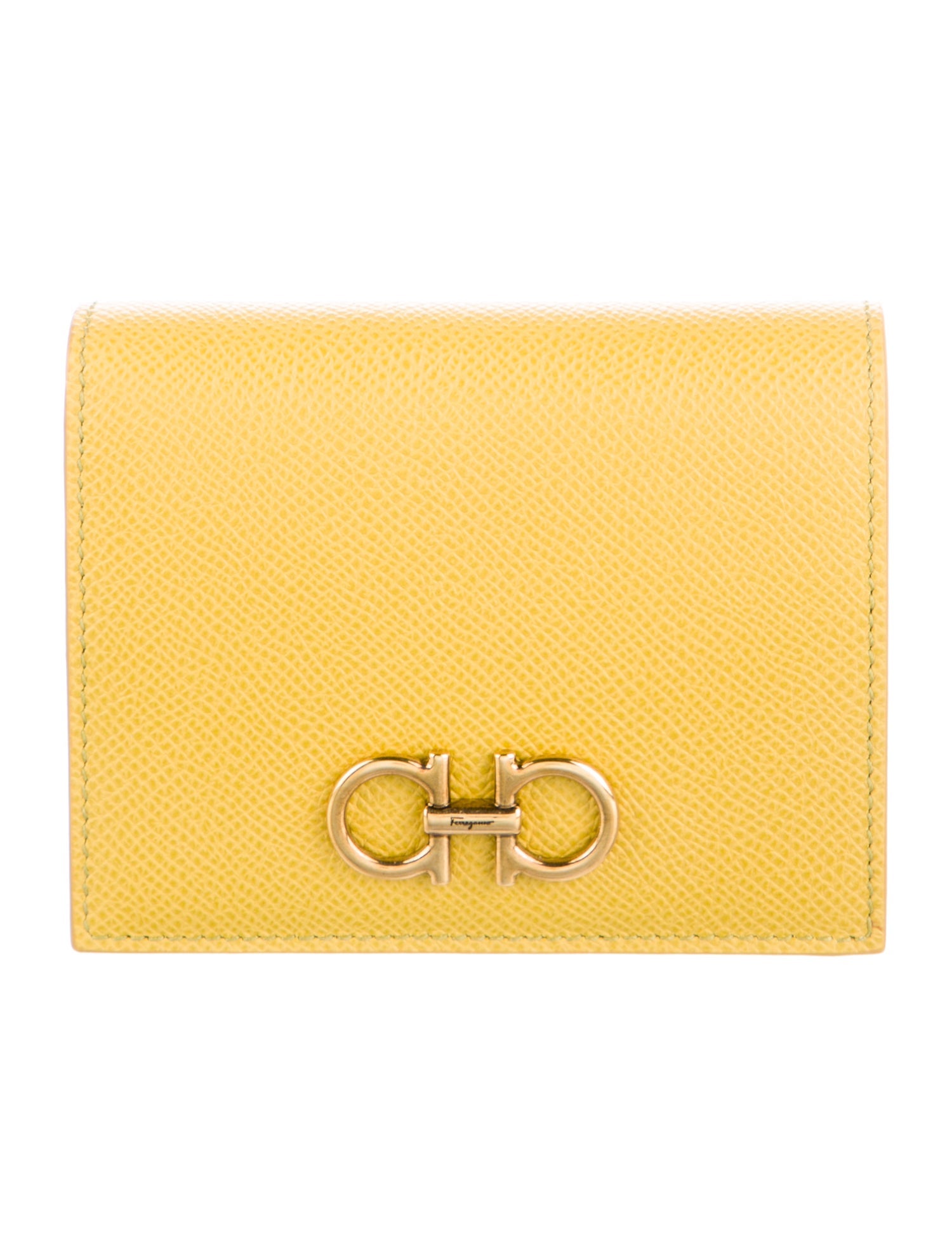 Salvatore Ferragamo Leather Compact Wallet