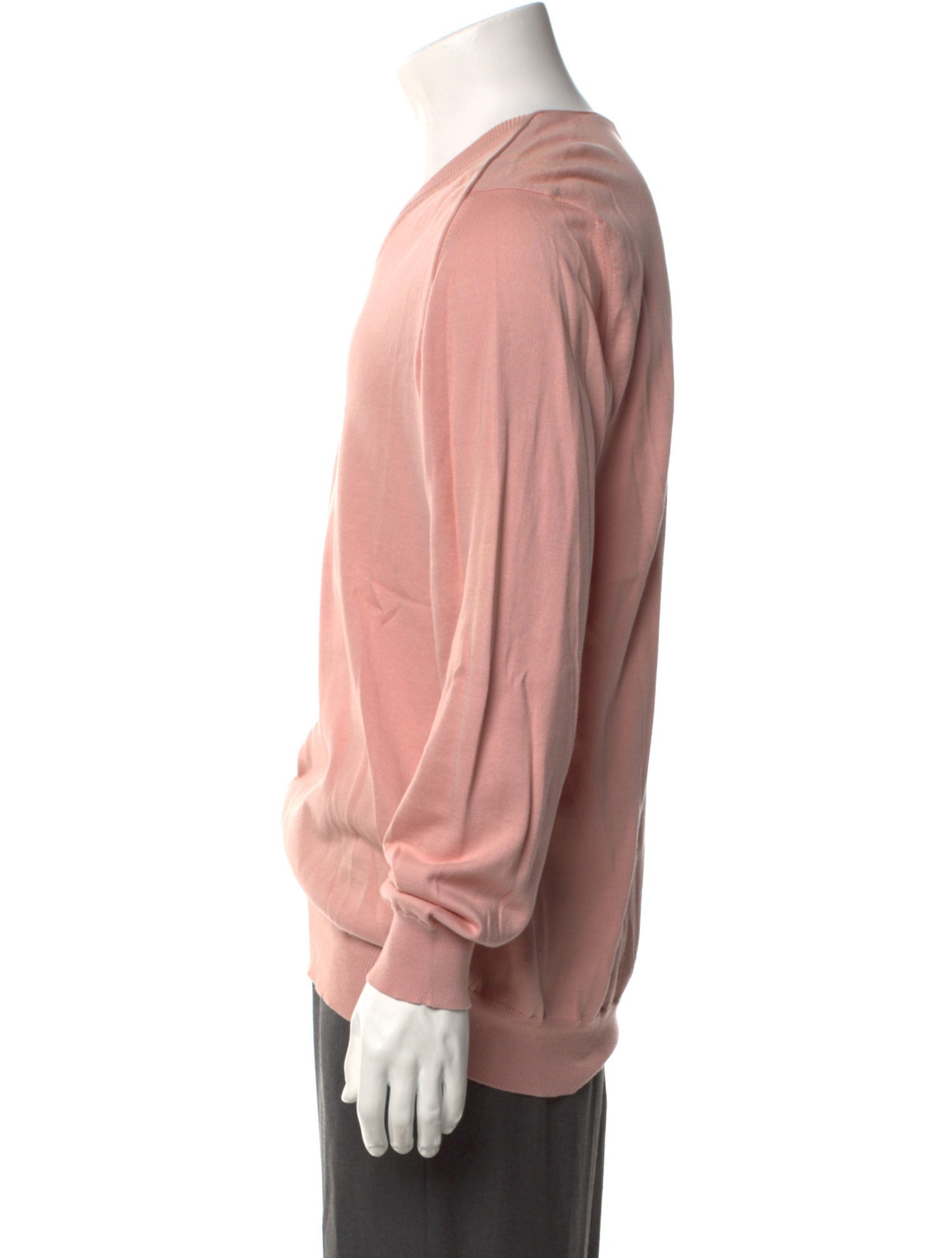 Salvatore Ferragamo V-Neck Long Sleeve Pullover