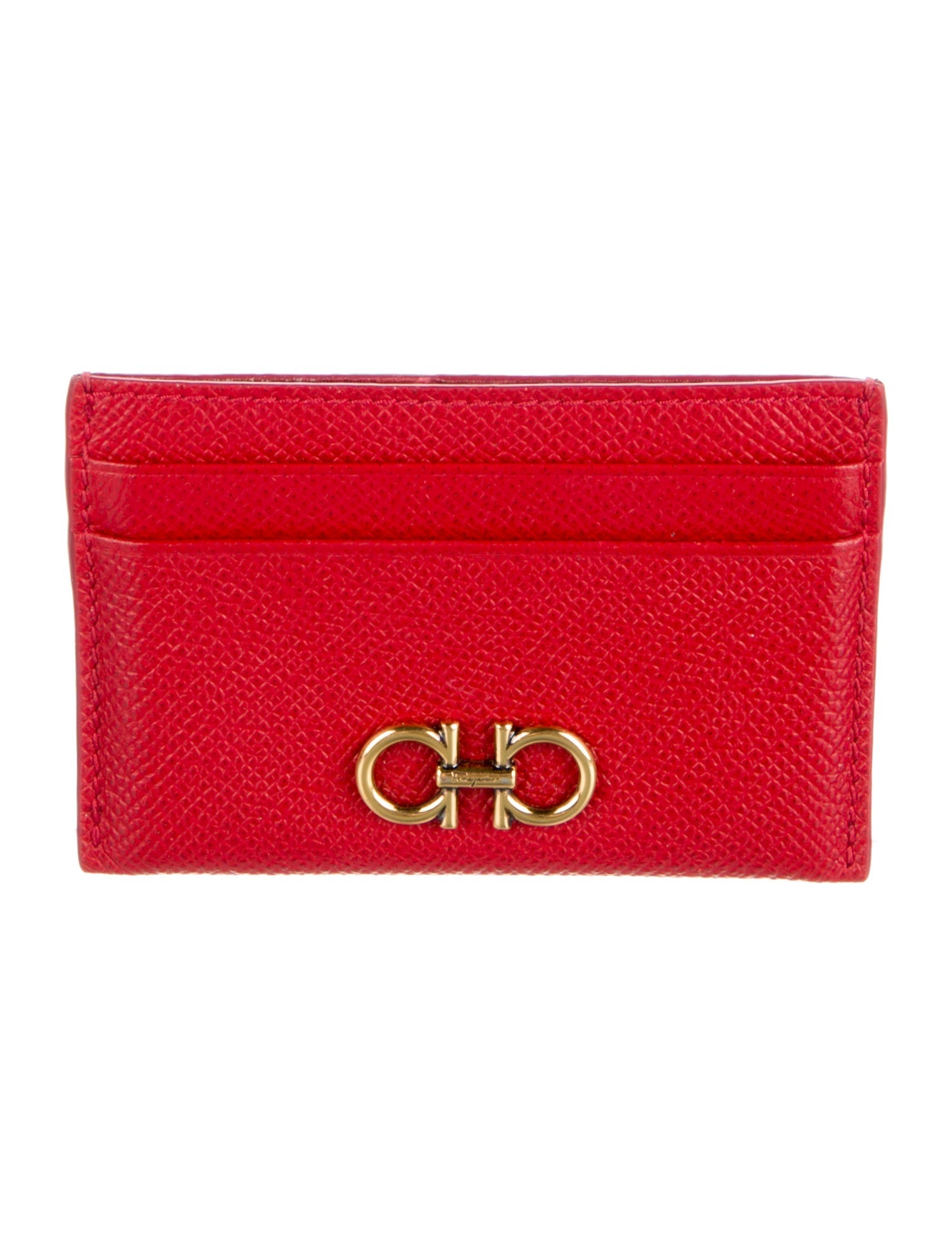 Salvatore Ferragamo Leather Card Holder