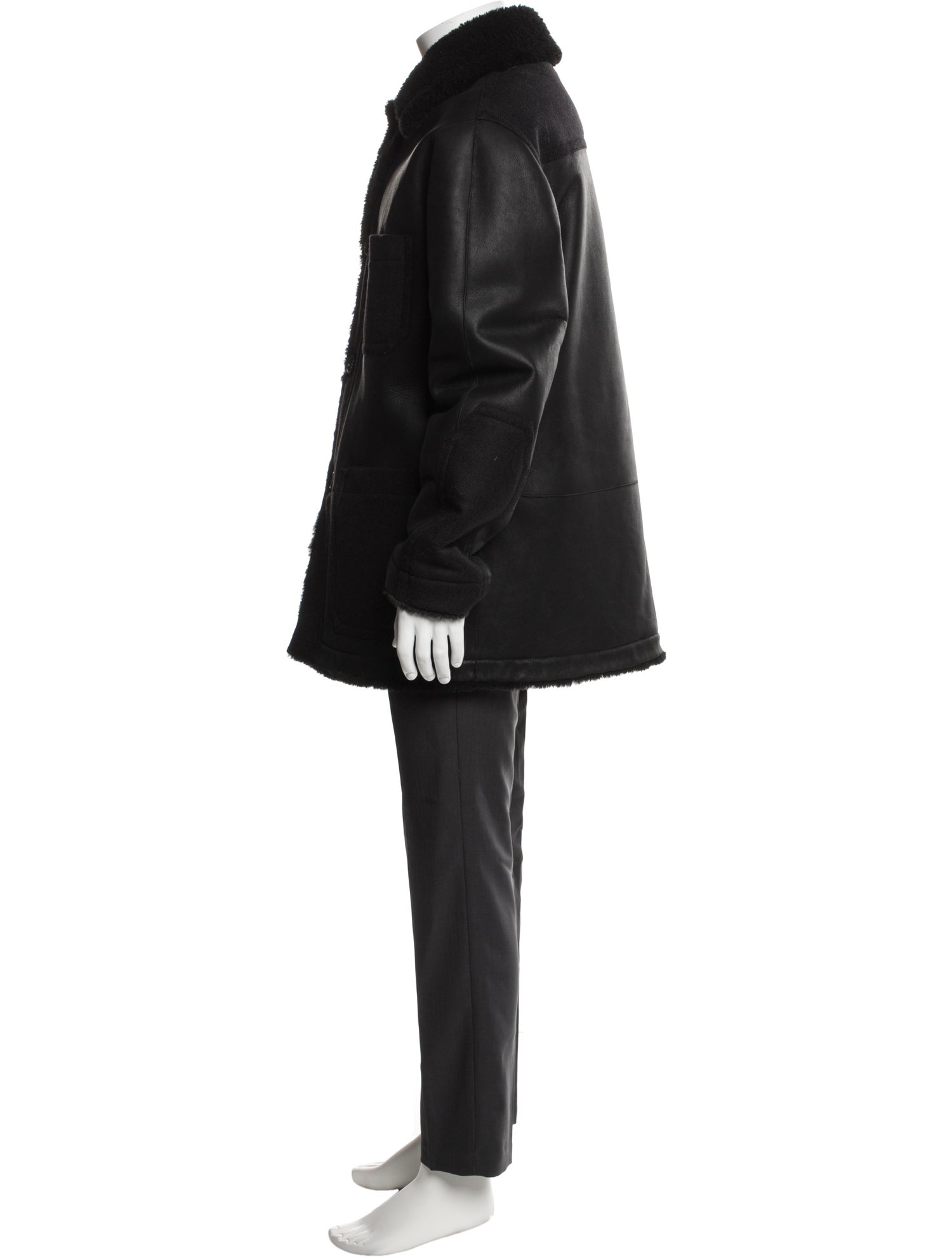 Salvatore Ferragamo Lamb Leather Parka w/ Tags