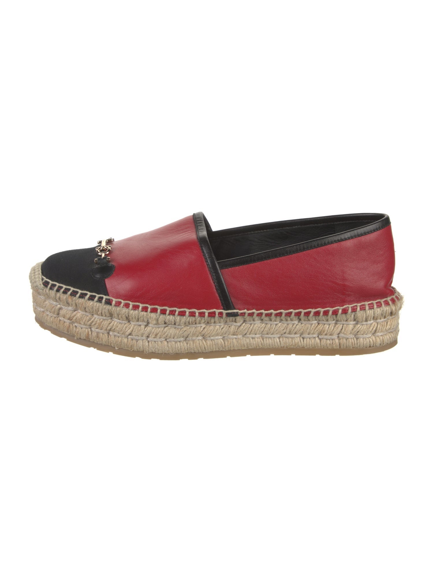 Salvatore Ferragamo Leather Espadrilles