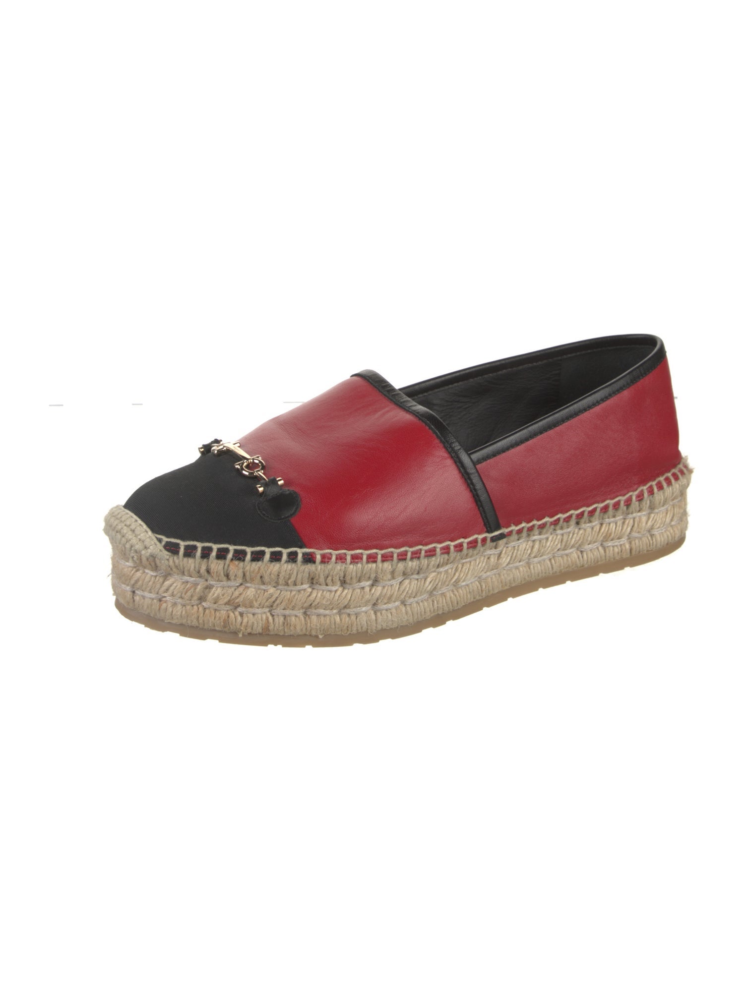 Salvatore Ferragamo Leather Espadrilles