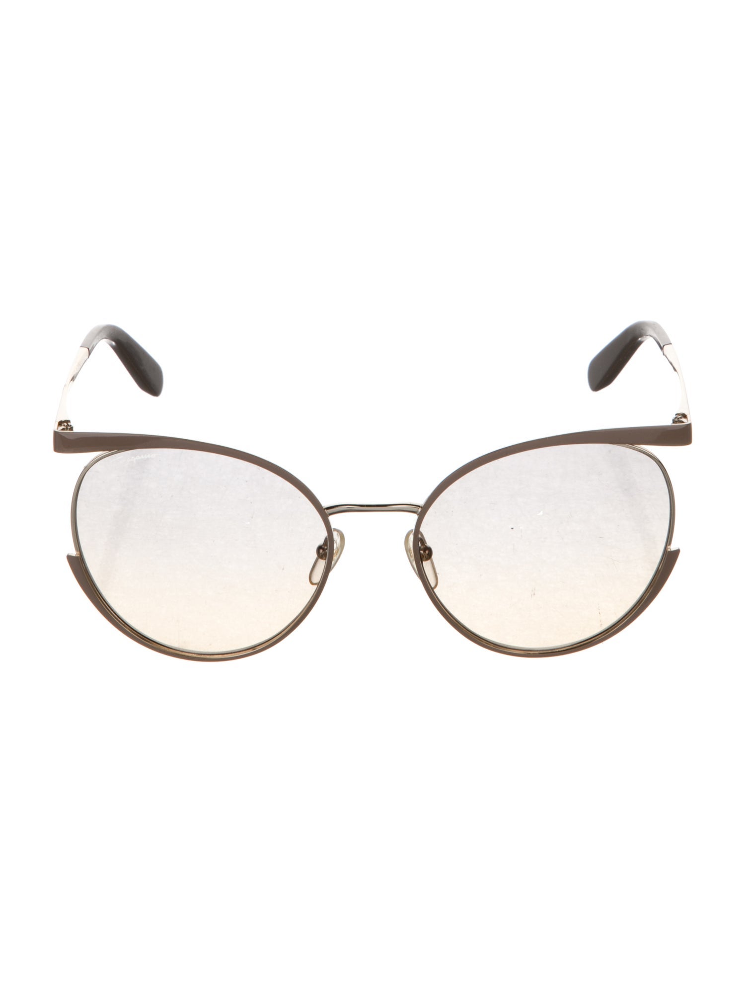Salvatore Ferragamo Round Tinted Sunglasses