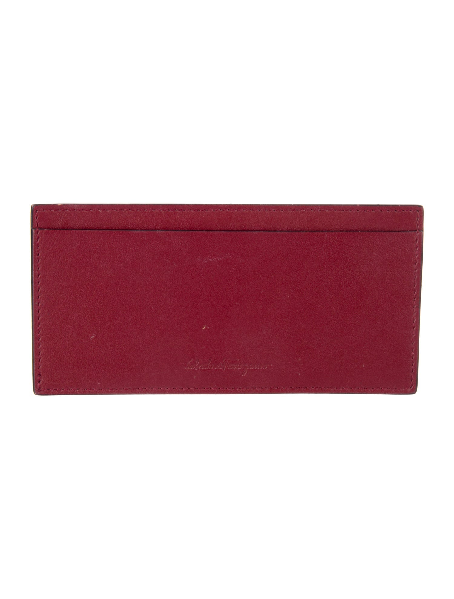 Salvatore Ferragamo Leather Card Holder