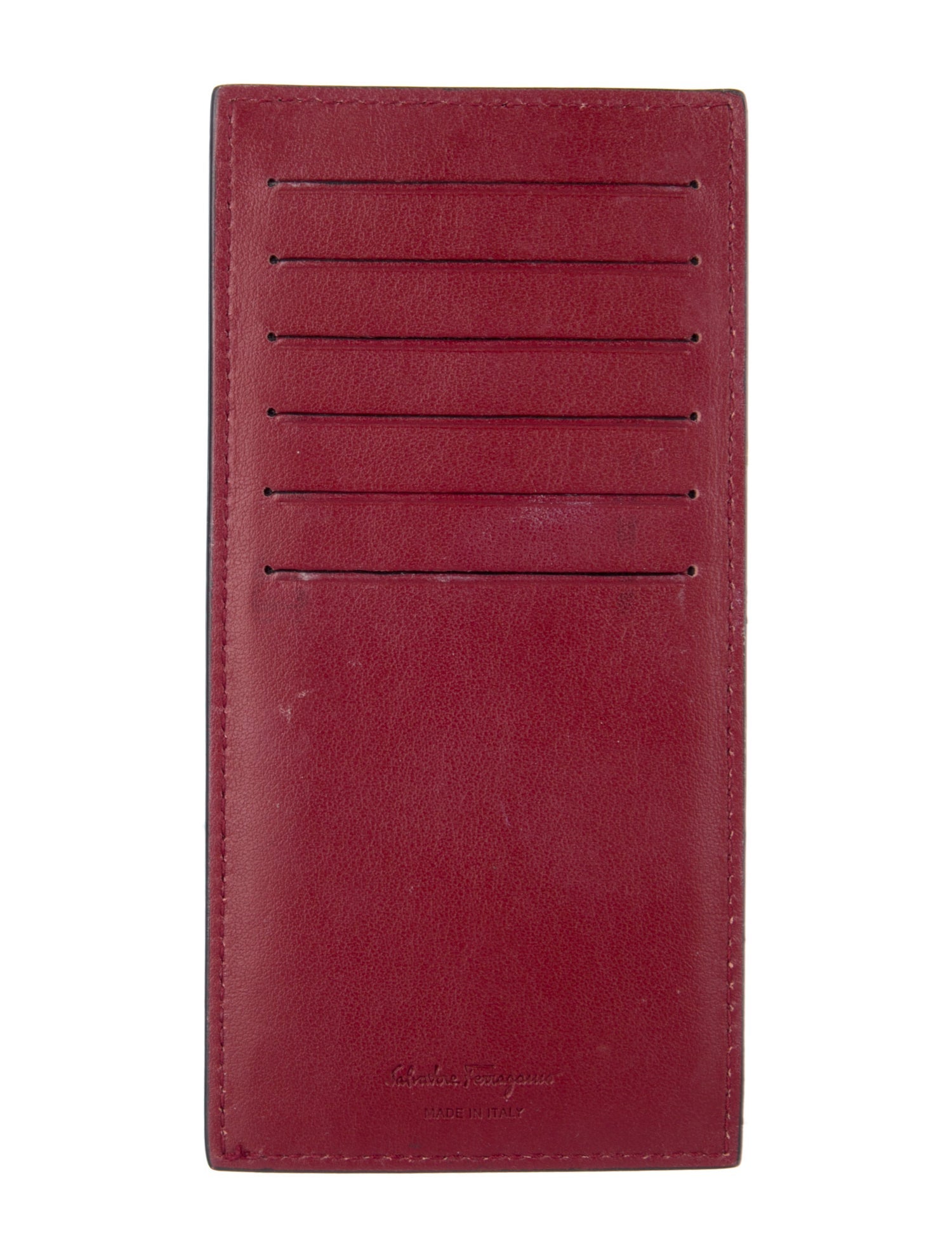 Salvatore Ferragamo Leather Card Holder