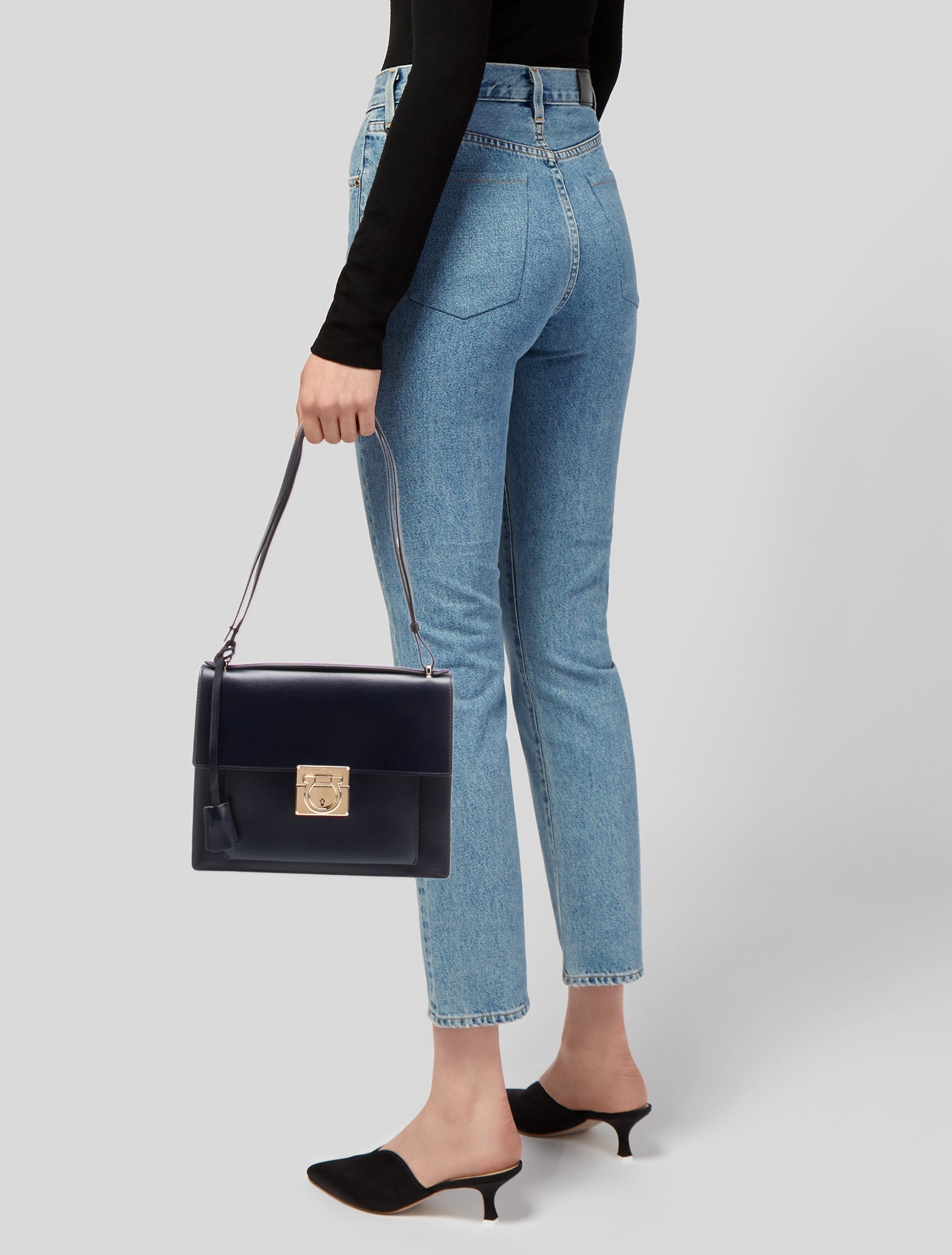 Salvatore Ferragamo Gancio Shoulder Bag