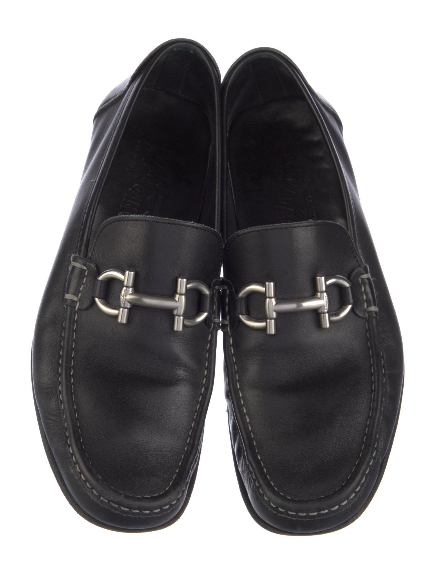 Salvatore Ferragamo Leather Dress Loafers