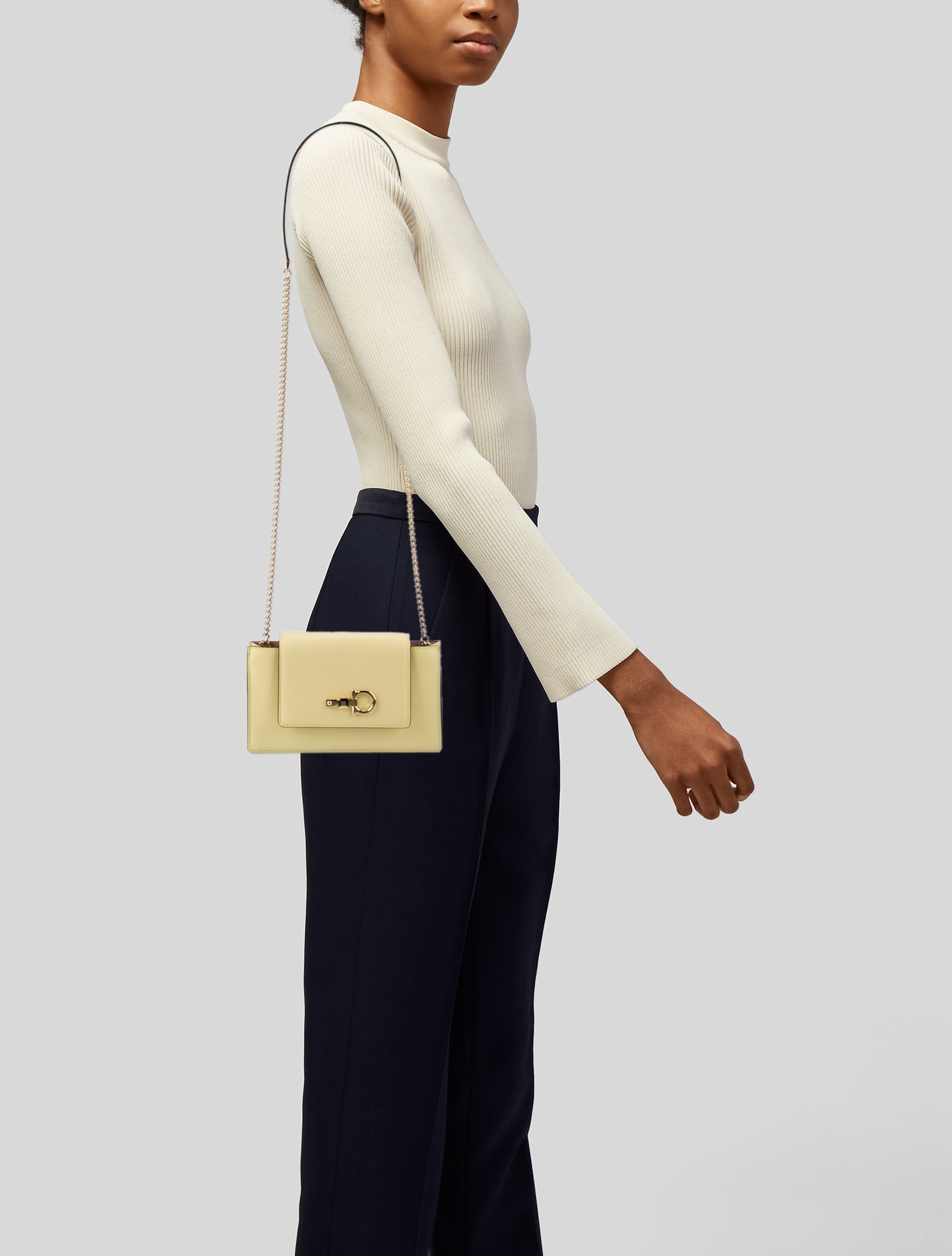 Salvatore Ferragamo Leather Crossbody Bag