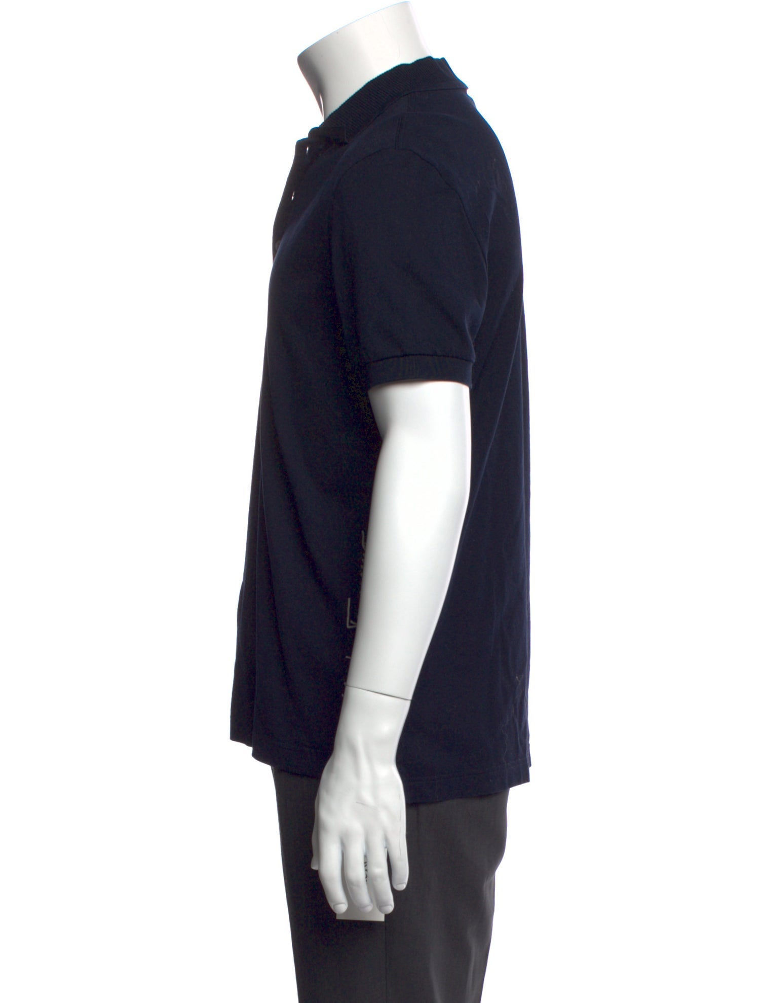 Salvatore Ferragamo V-Neck Short Sleeve Polo Shirt