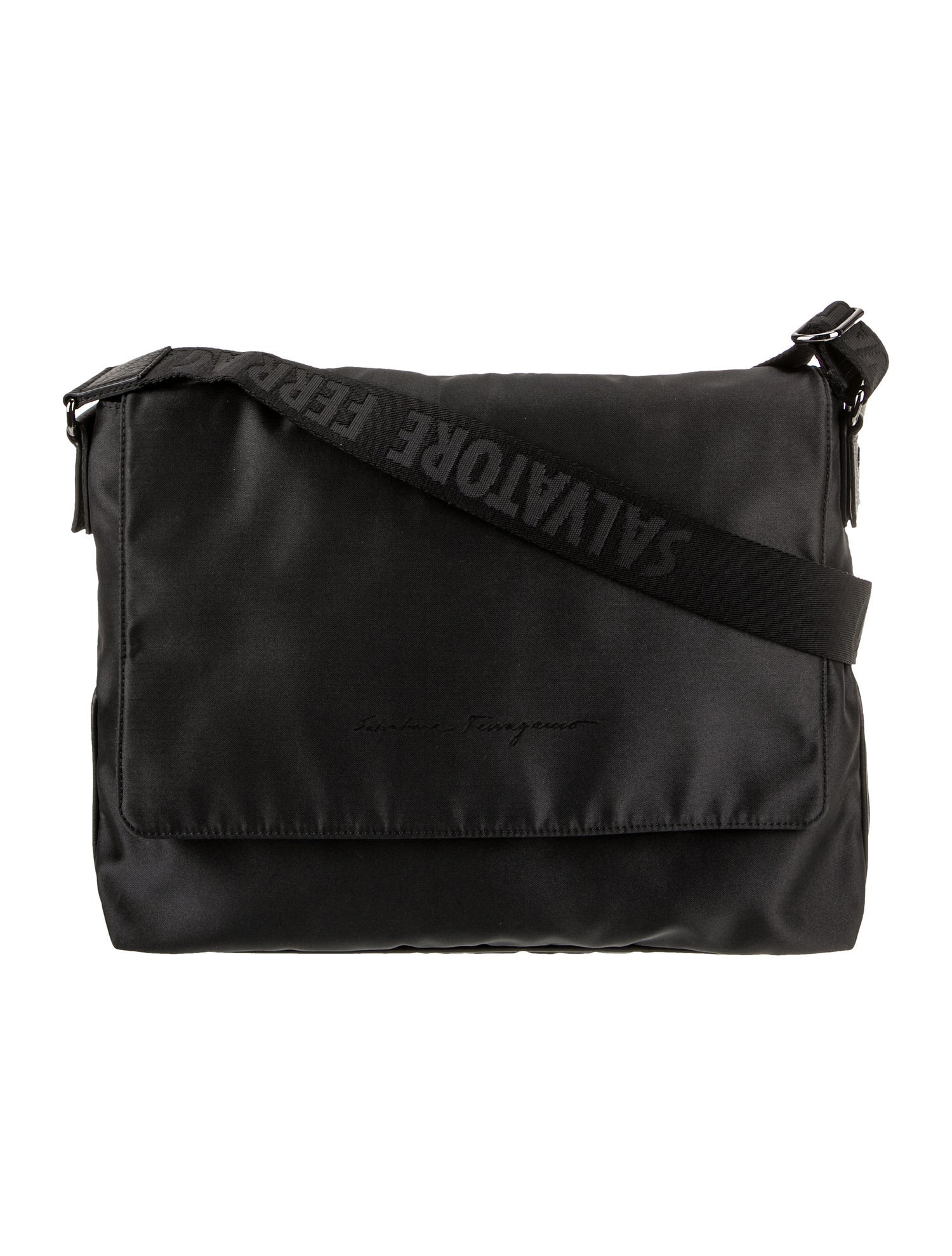 Salvatore Ferragamo Nylon Messenger Bag