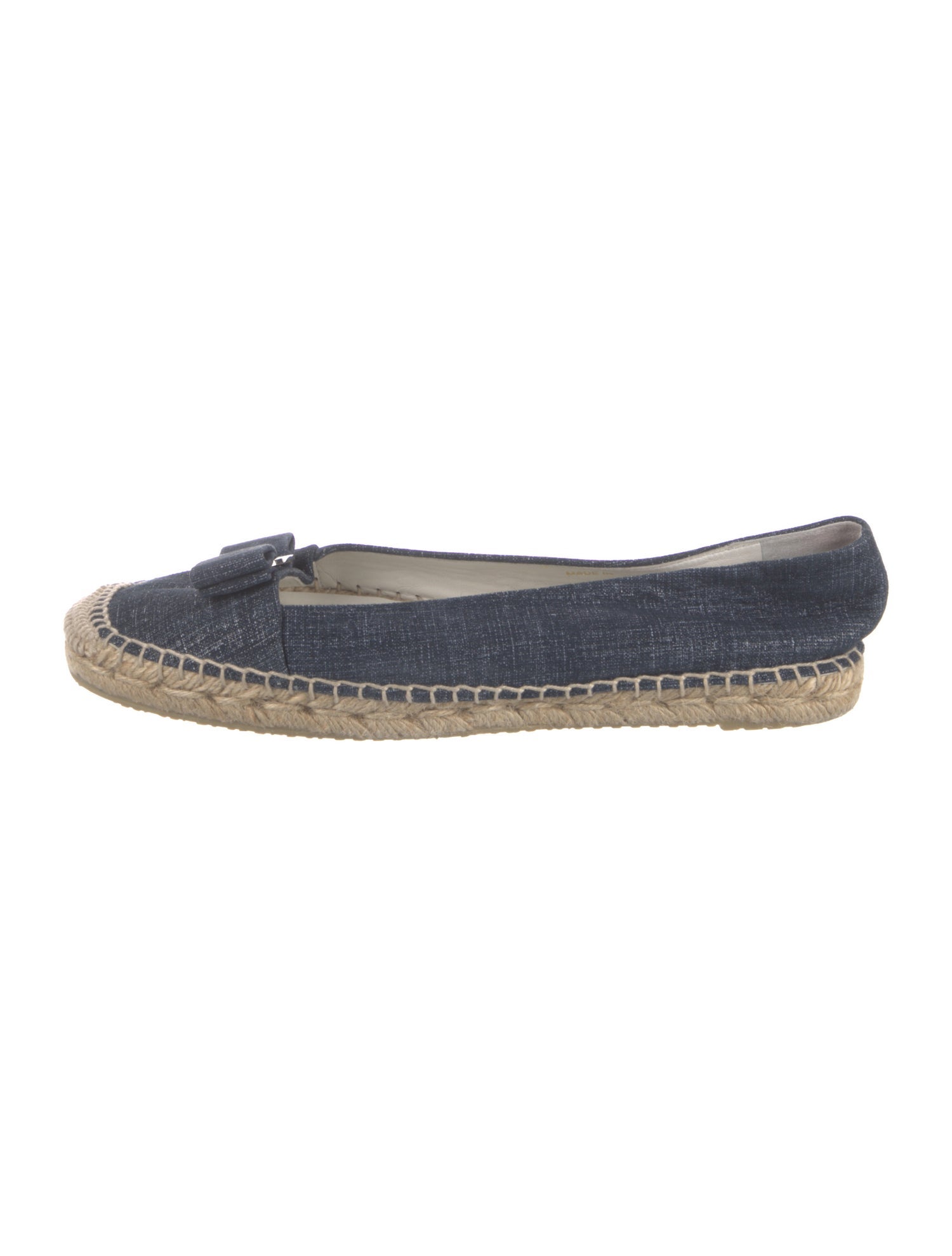 Salvatore Ferragamo Vara Bow Accent Espadrilles