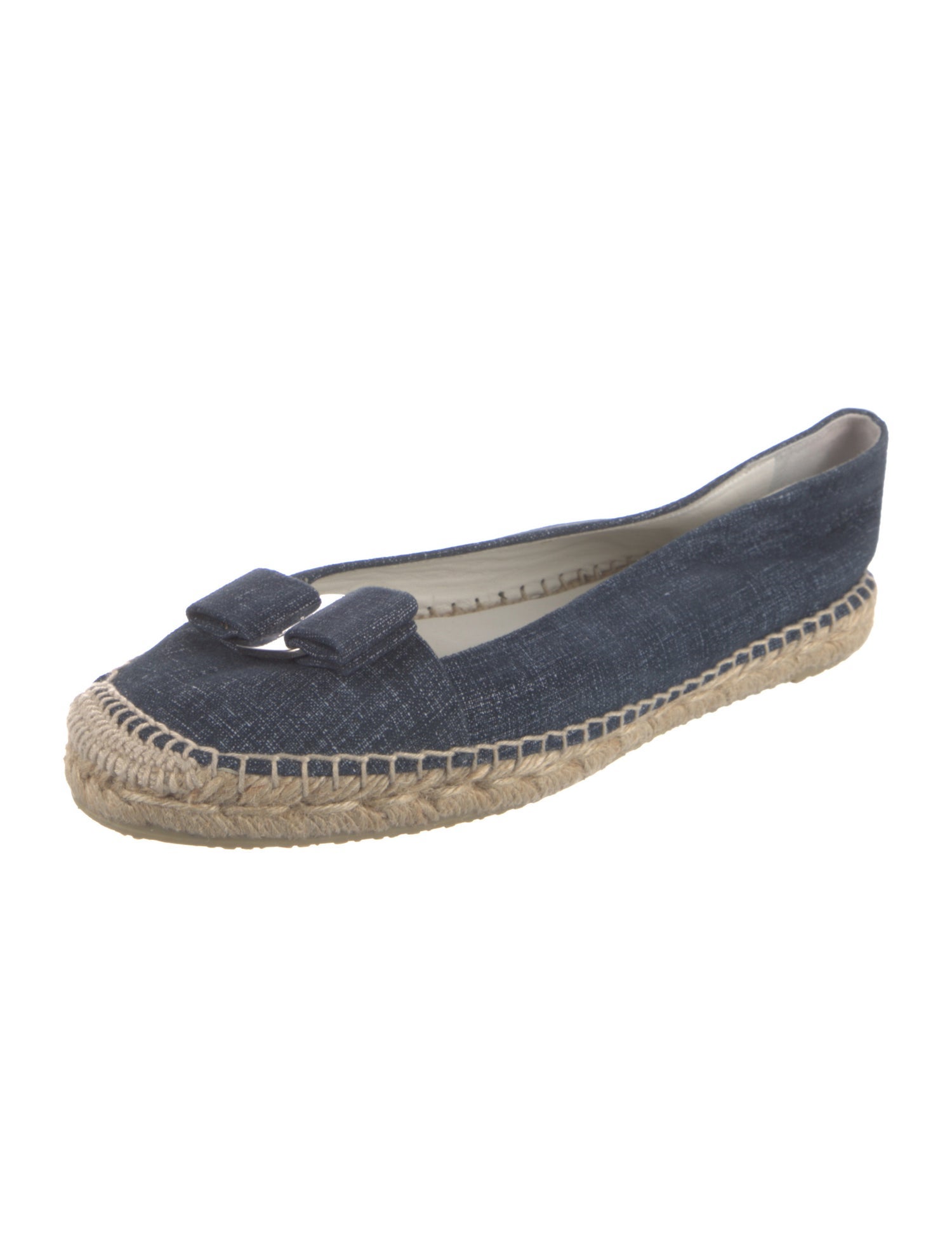 Salvatore Ferragamo Vara Bow Accent Espadrilles