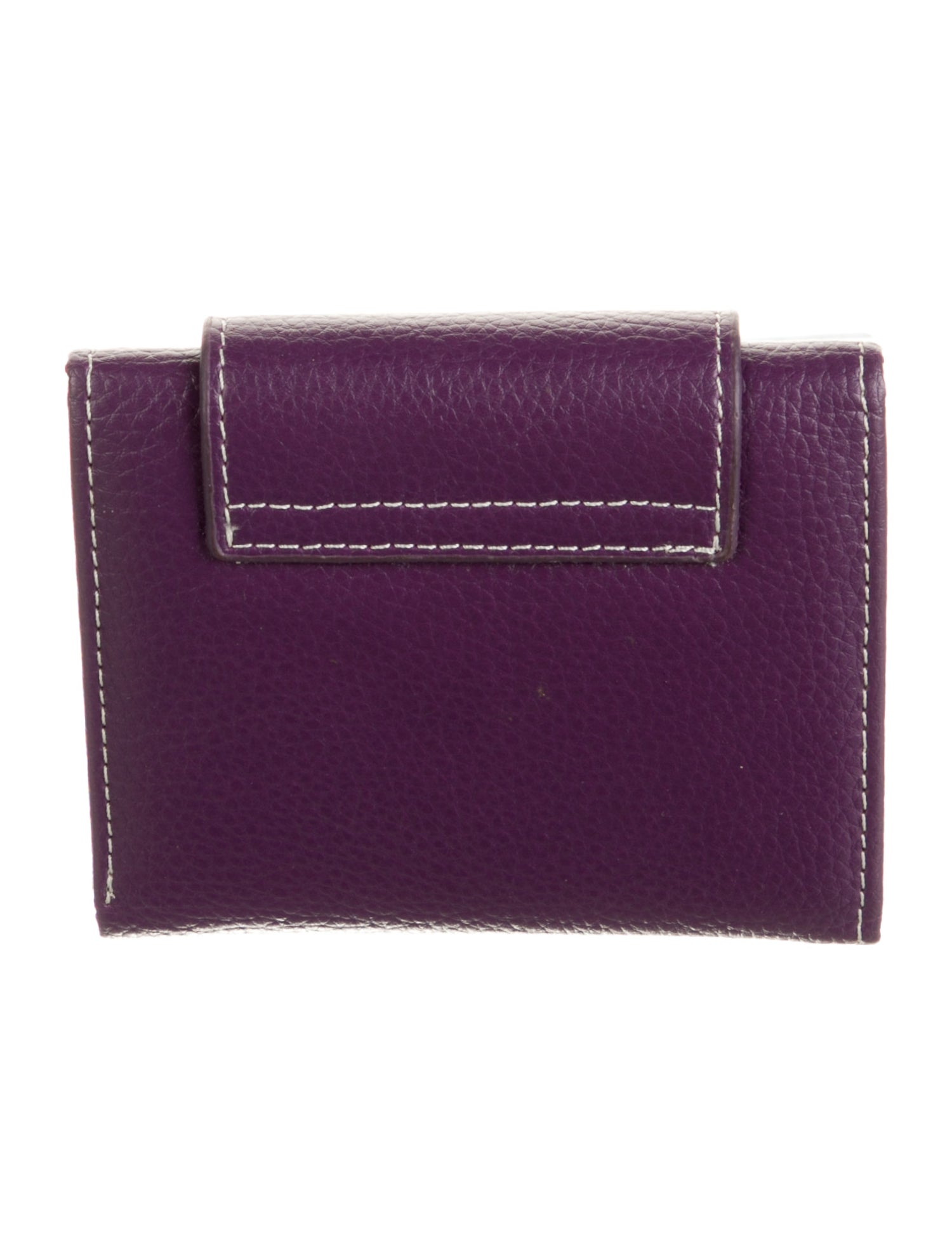 Salvatore Ferragamo Leather Compact Wallet