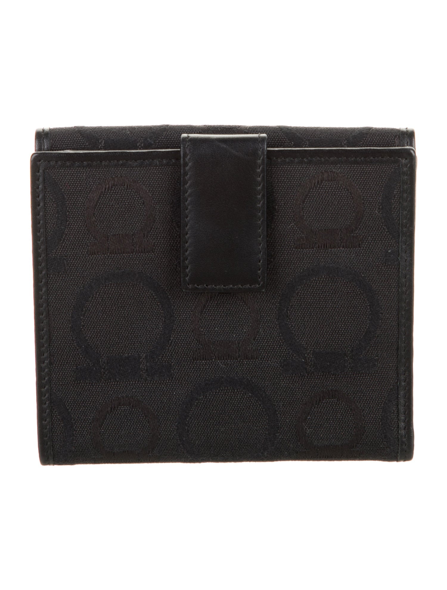 Salvatore Ferragamo Canvas Compact Wallet