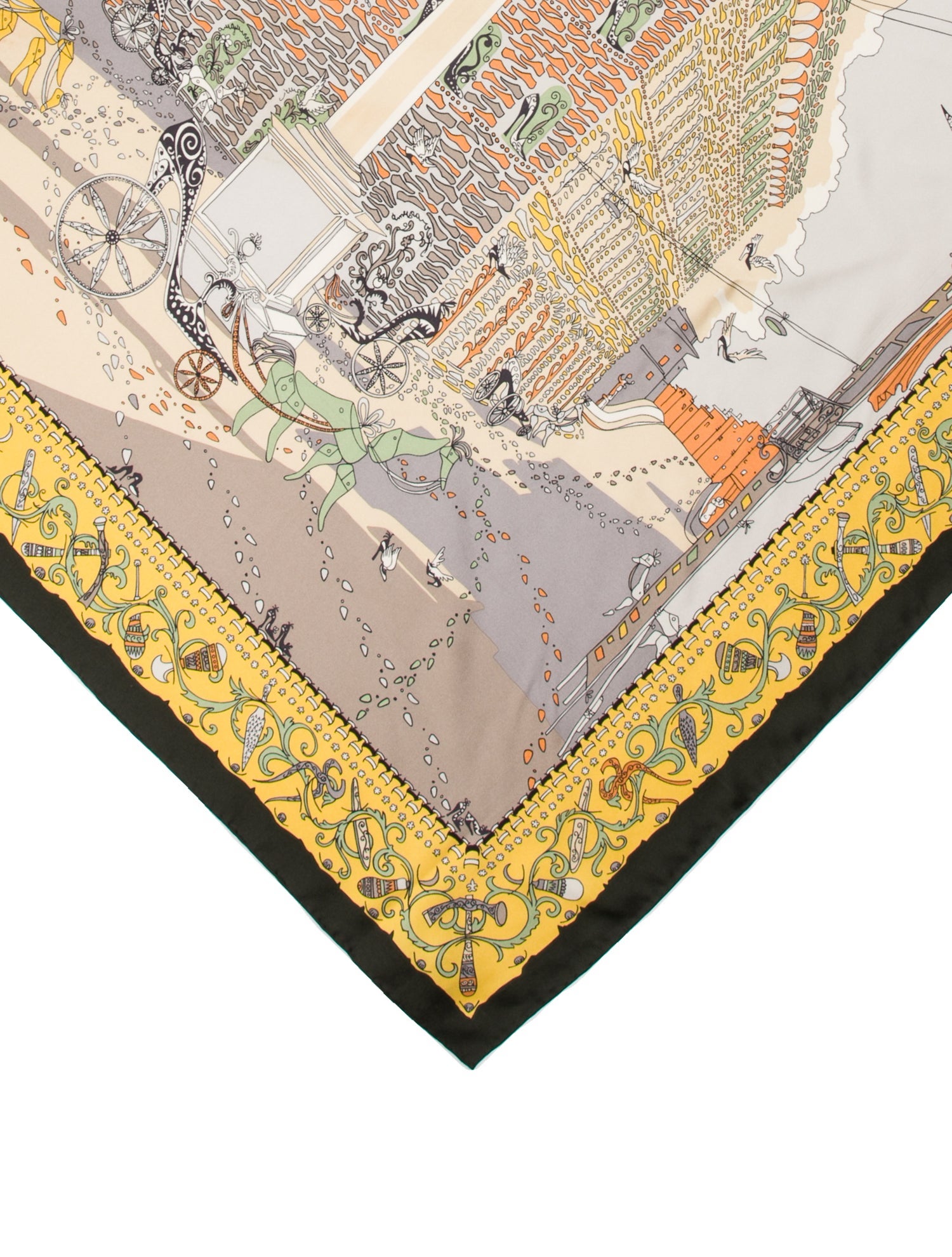 Salvatore Ferragamo Silk Printed Scarf