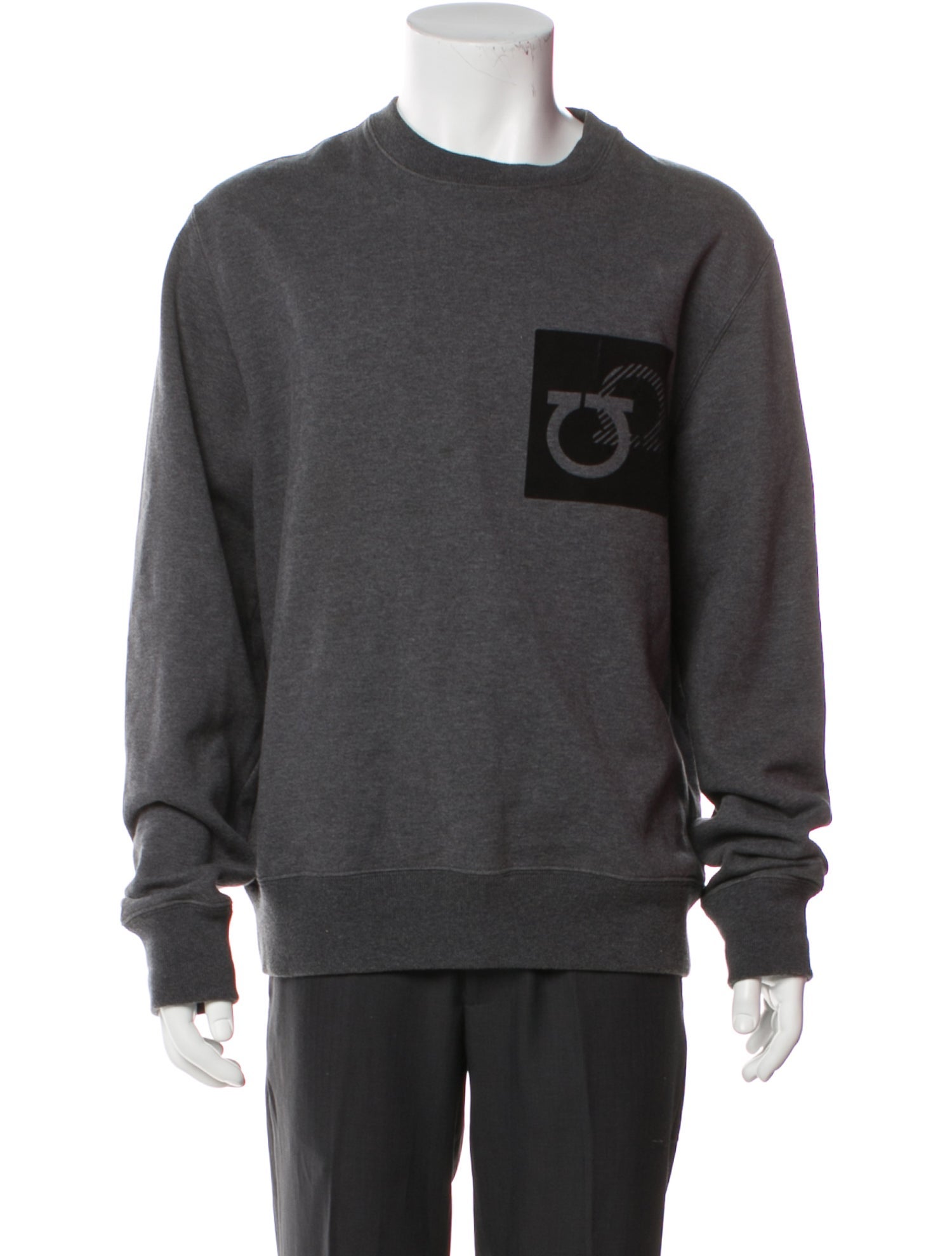 Salvatore Ferragamo Graphic Print Crew Neck Pullover