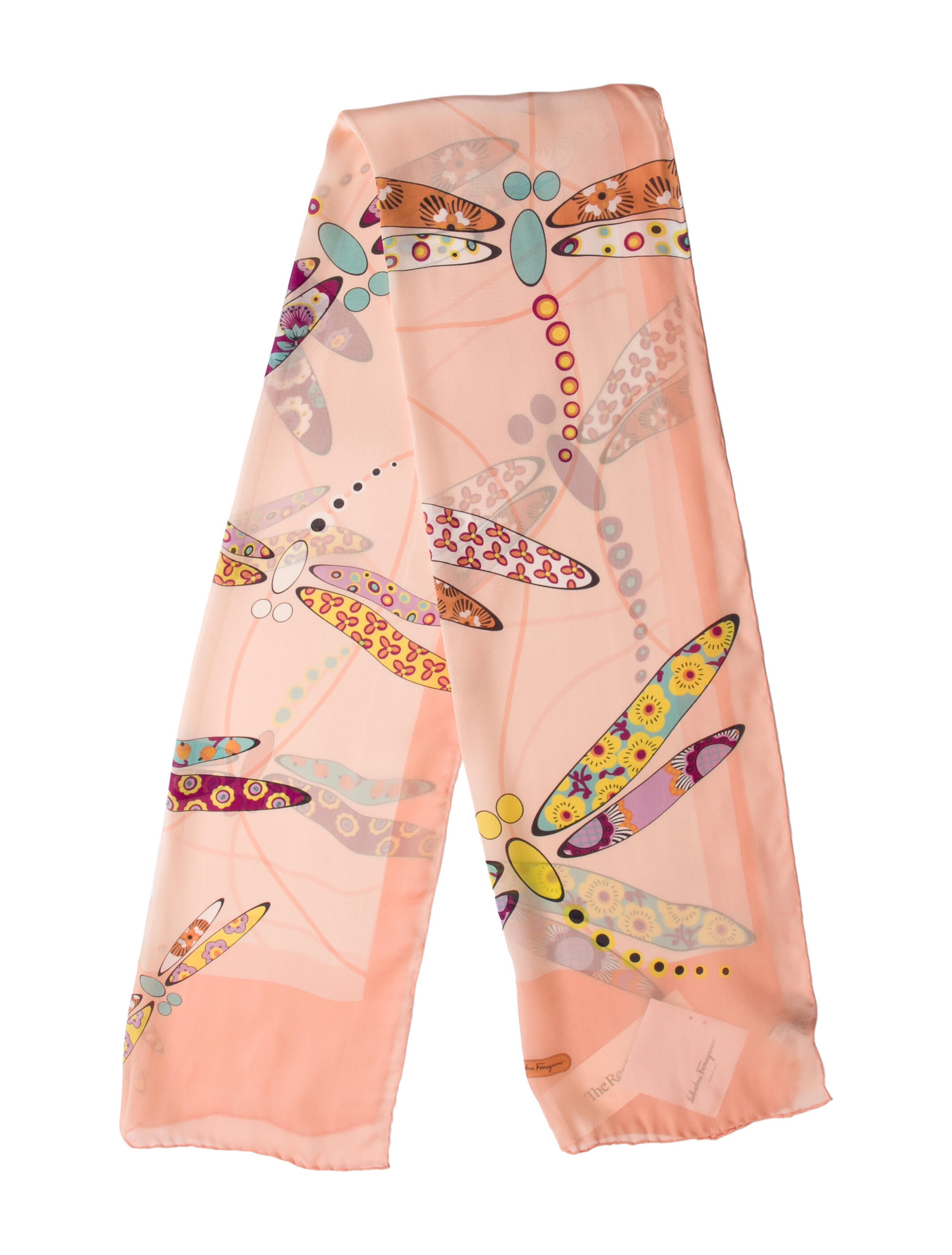 Salvatore Ferragamo Silk Printed Scarf w/ Tags