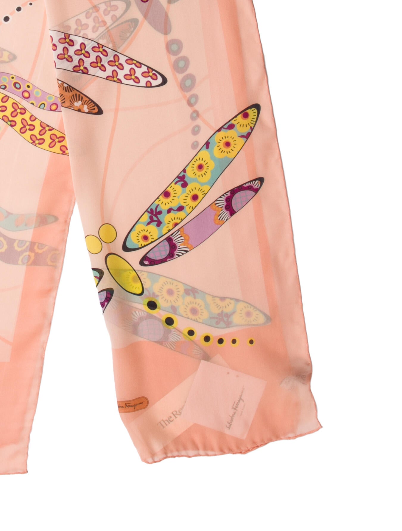 Salvatore Ferragamo Silk Printed Scarf w/ Tags