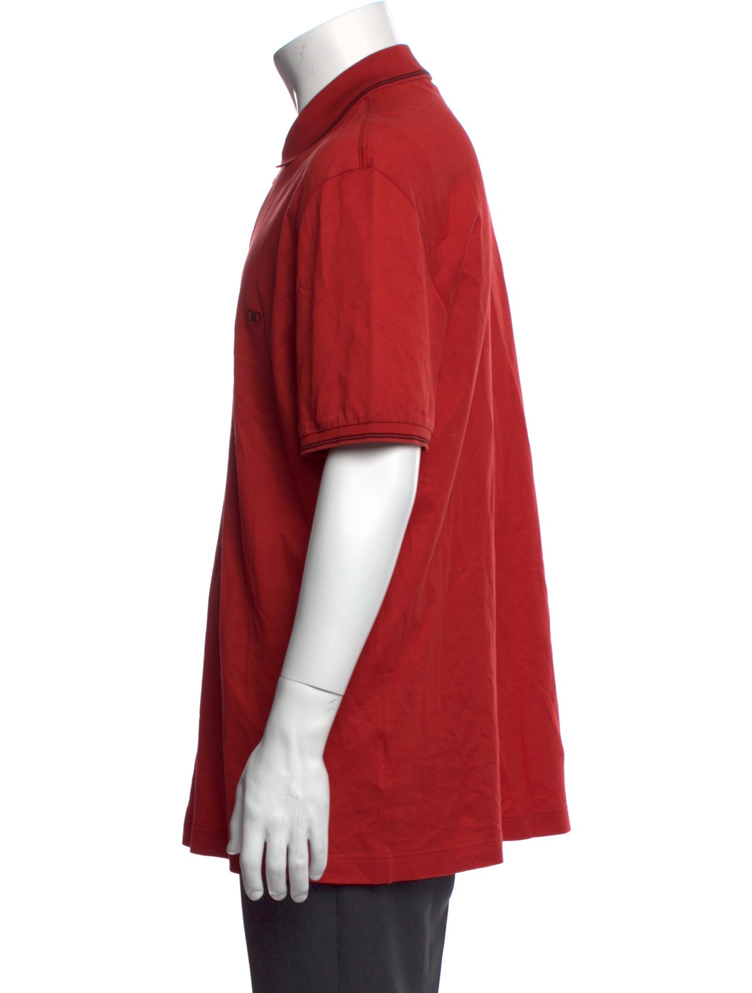 Salvatore Ferragamo Crew Neck Short Sleeve Polo Shirt