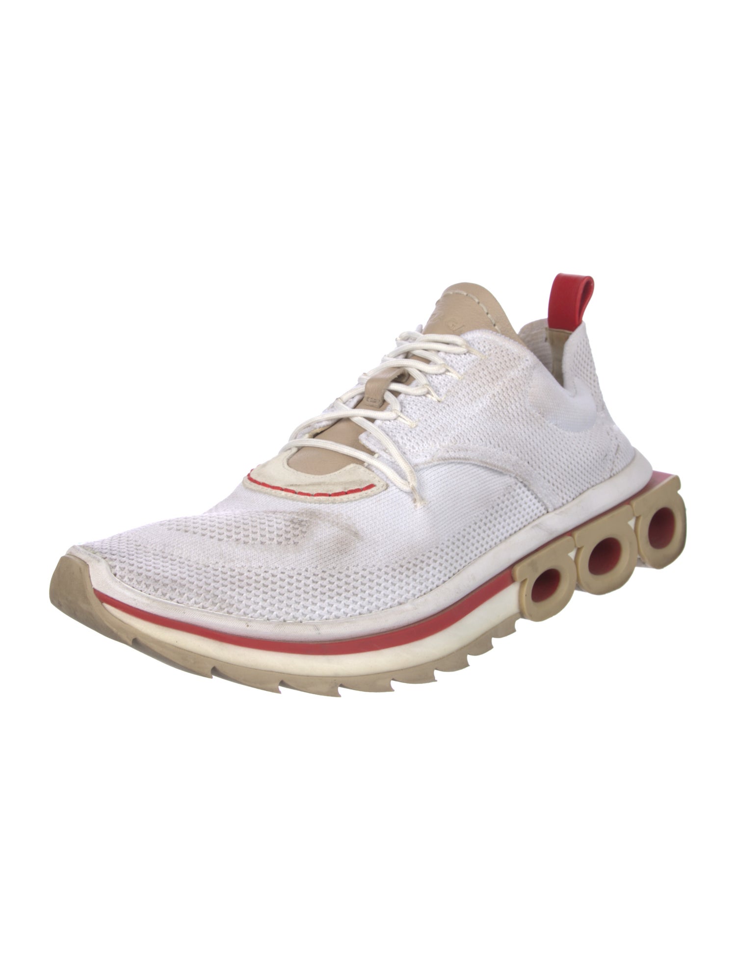 Salvatore Ferragamo Mesh Accents Athletic Sneakers