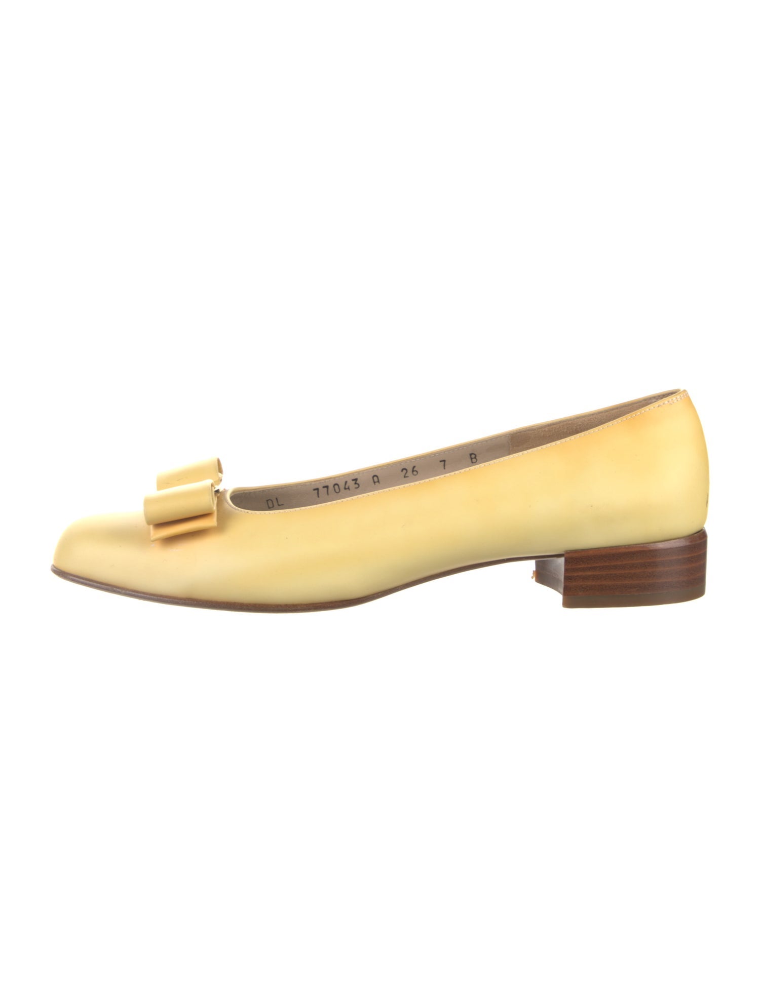Salvatore Ferragamo Patent Leather Ballet Flats