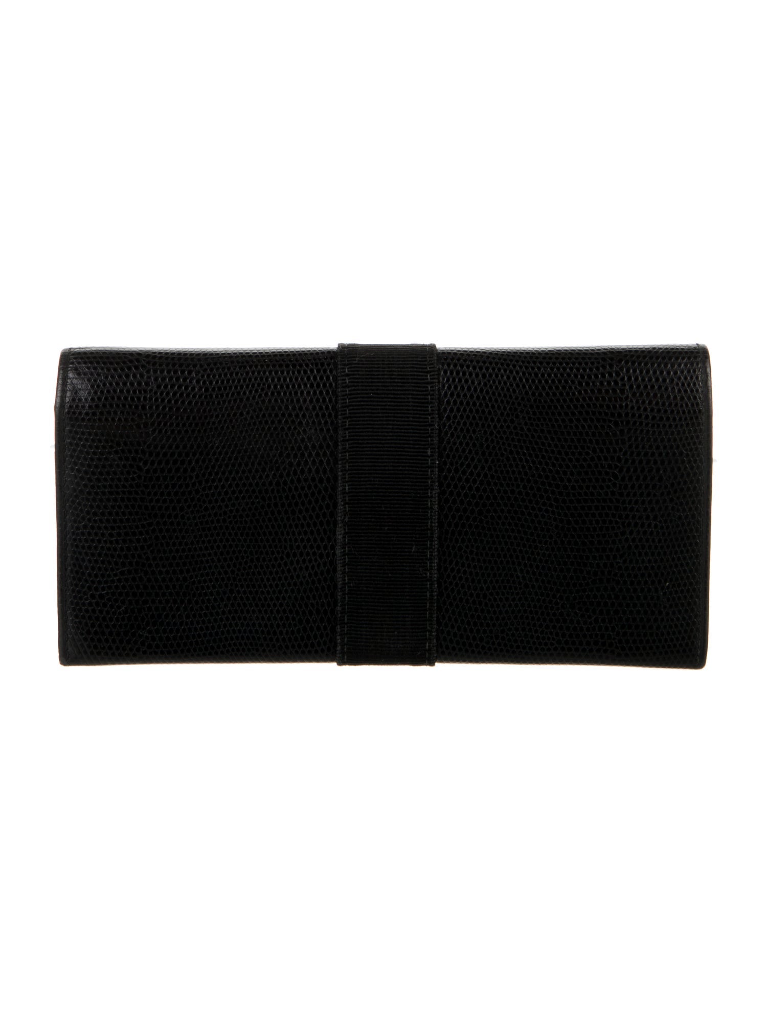 Salvatore Ferragamo Embossed Leather Wallet Embossed Leather Continental Wallet