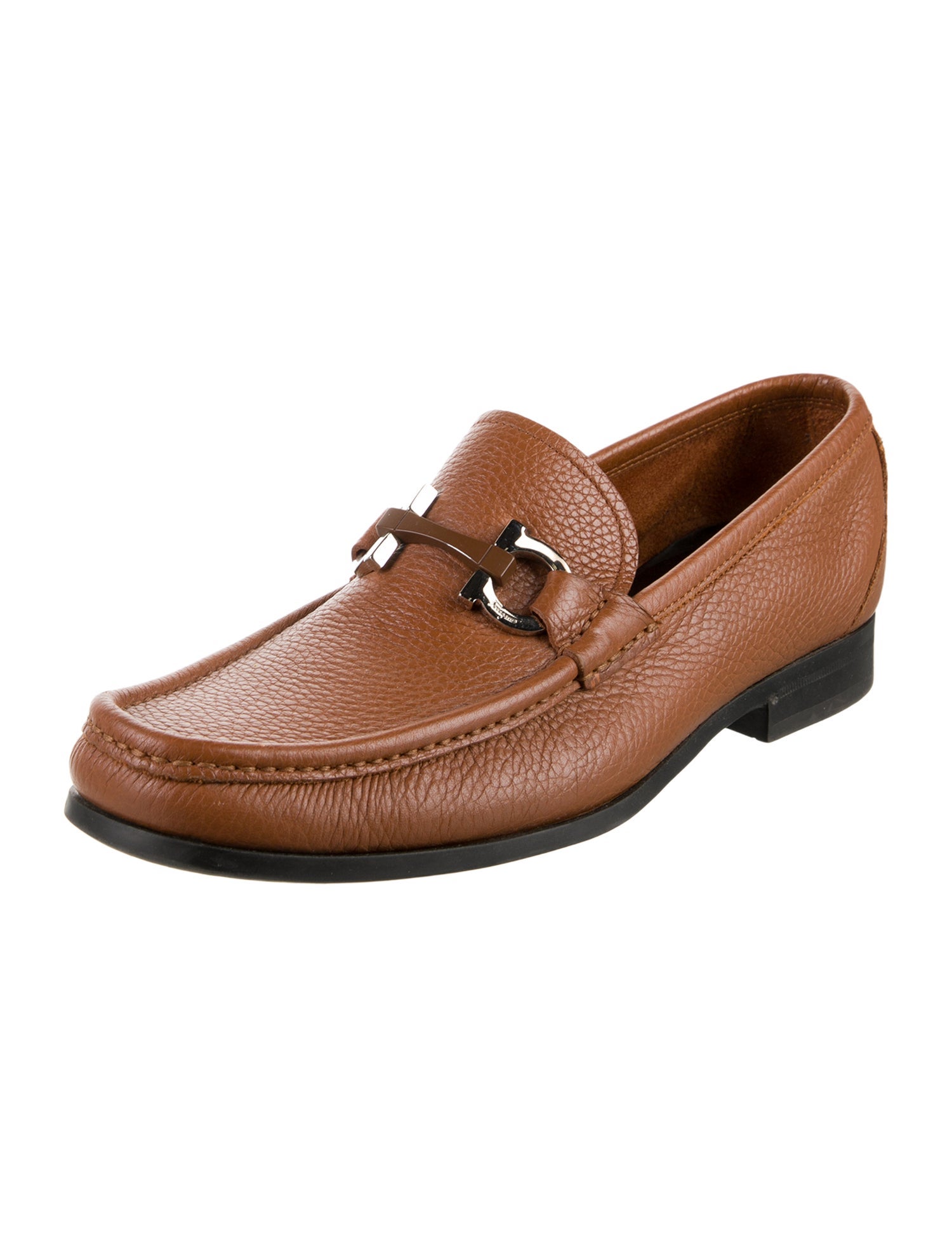 Salvatore Ferragamo Leather Dress Loafers