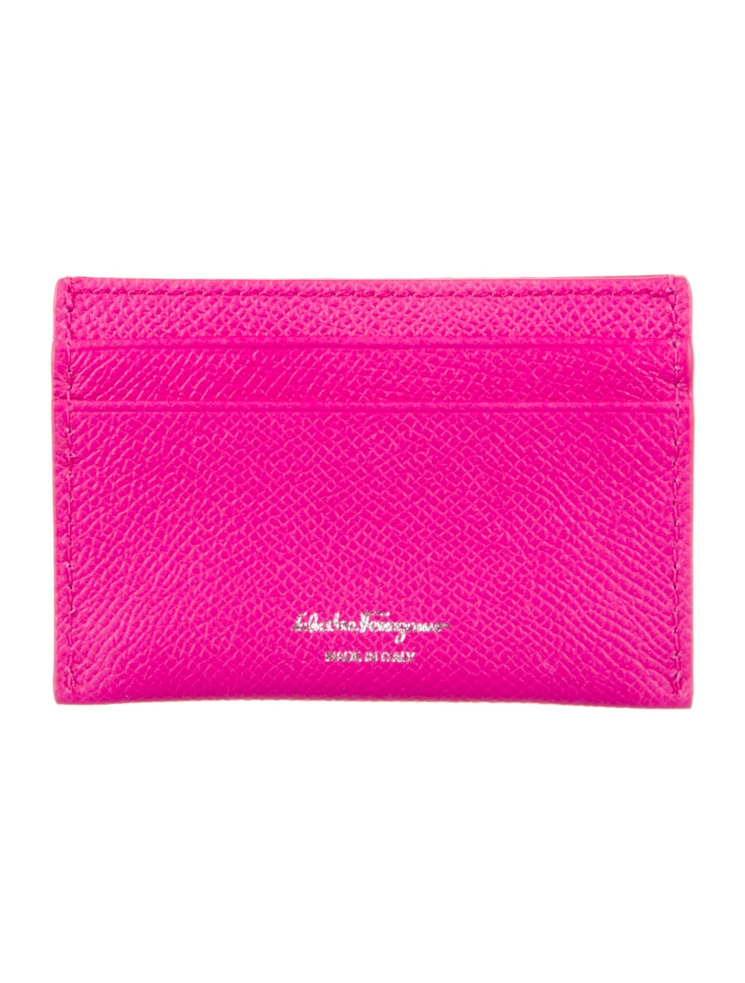 Salvatore Ferragamo Leather Card Holder